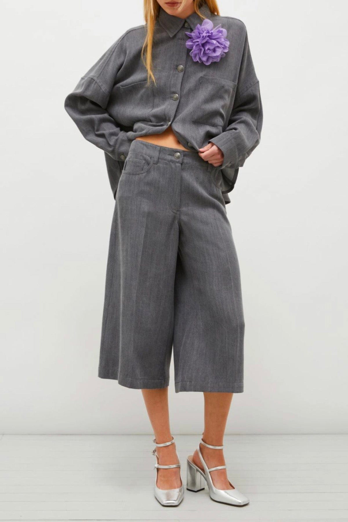 MARELLA PANTALONE LUNGO  Pantaloni grigi donna Marella Samara