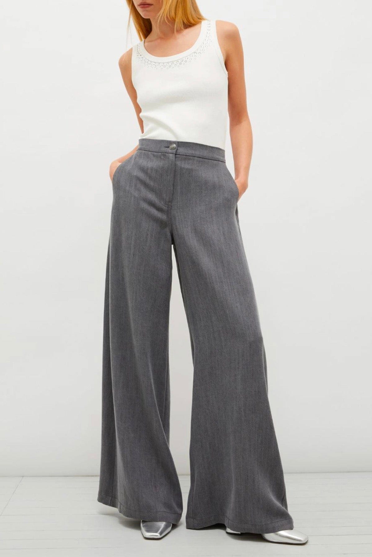 MARELLA PANTALONE LUNGO  GRIGIO / 34 Pantaloni grigi donna Marella You