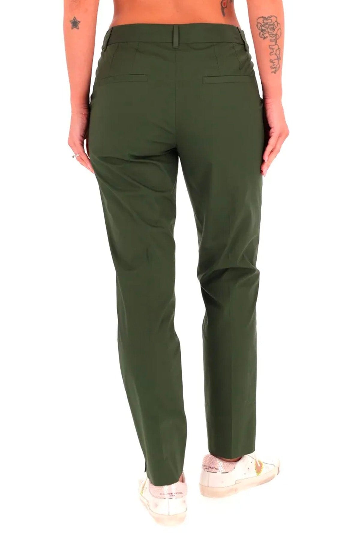MARELLA PANTALONE LUNGO  VERDE SCURO / 34 Pantaloni lunghi donna Marella verde scuro Ibiza1