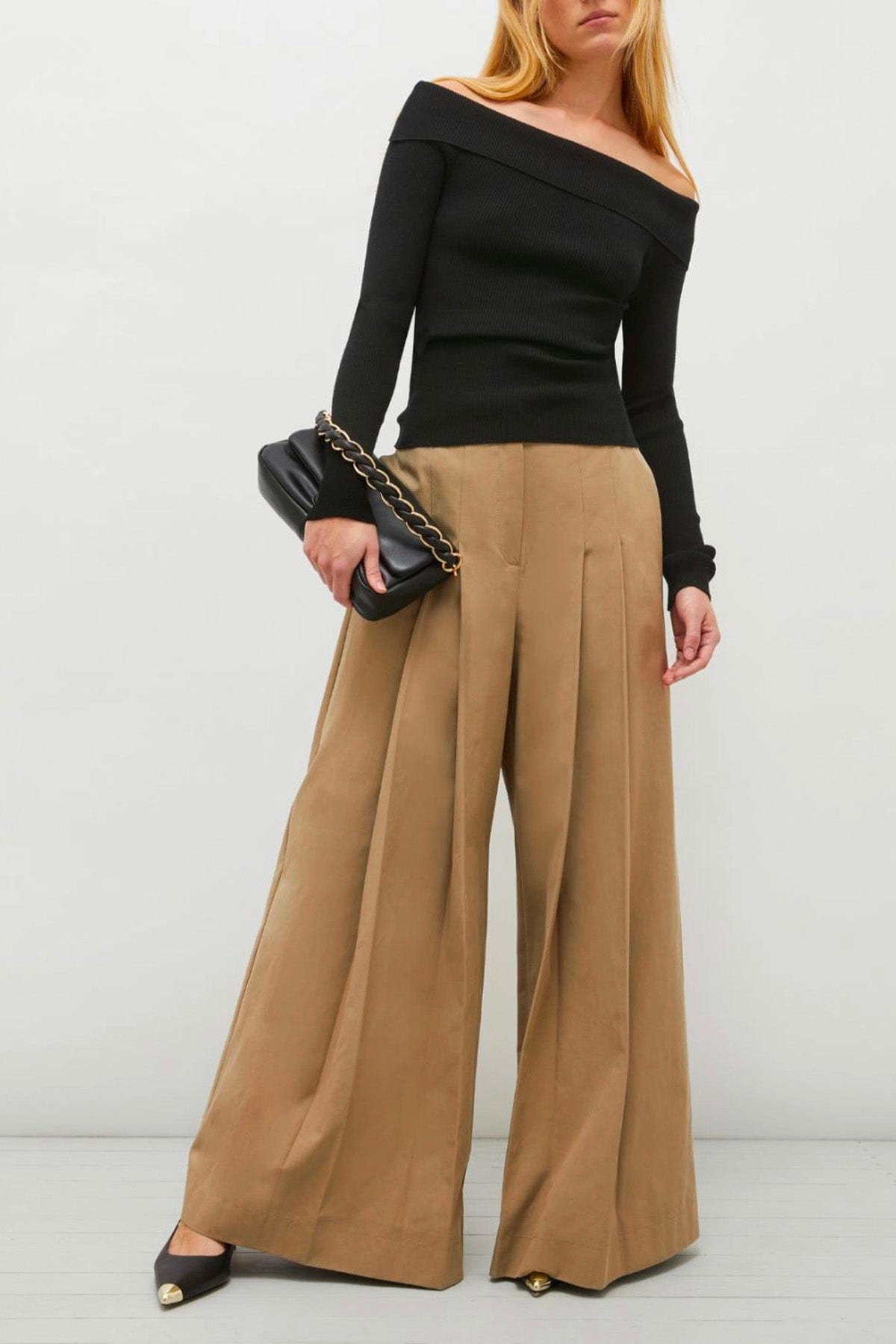 MARELLA PANTALONE LUNGO  Pantaloni over donna marrone Marella Stigma