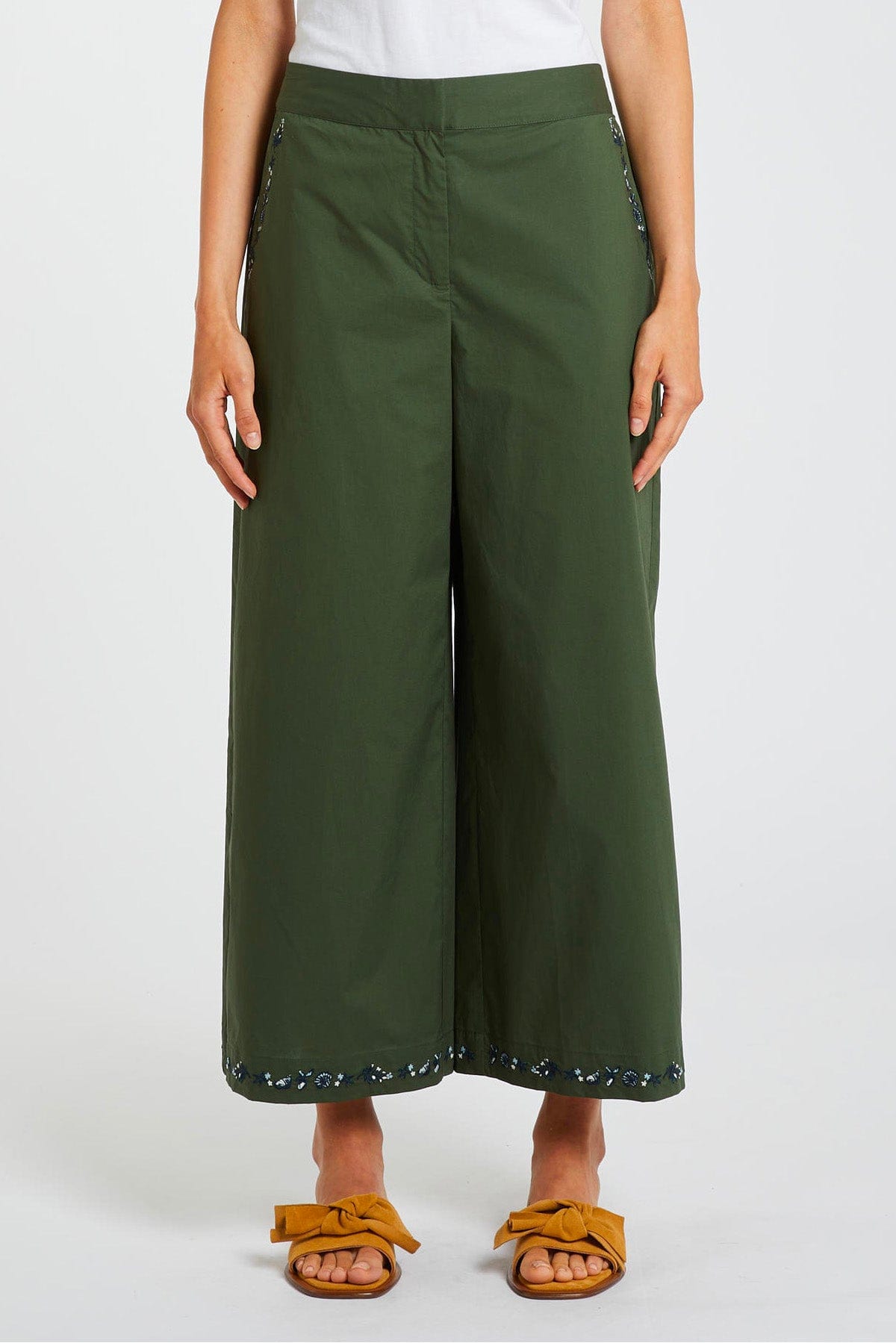 MARELLA PANTALONE LUNGO  VERDE / 34 Pantaloni Verdi lungo donna Marella Orano