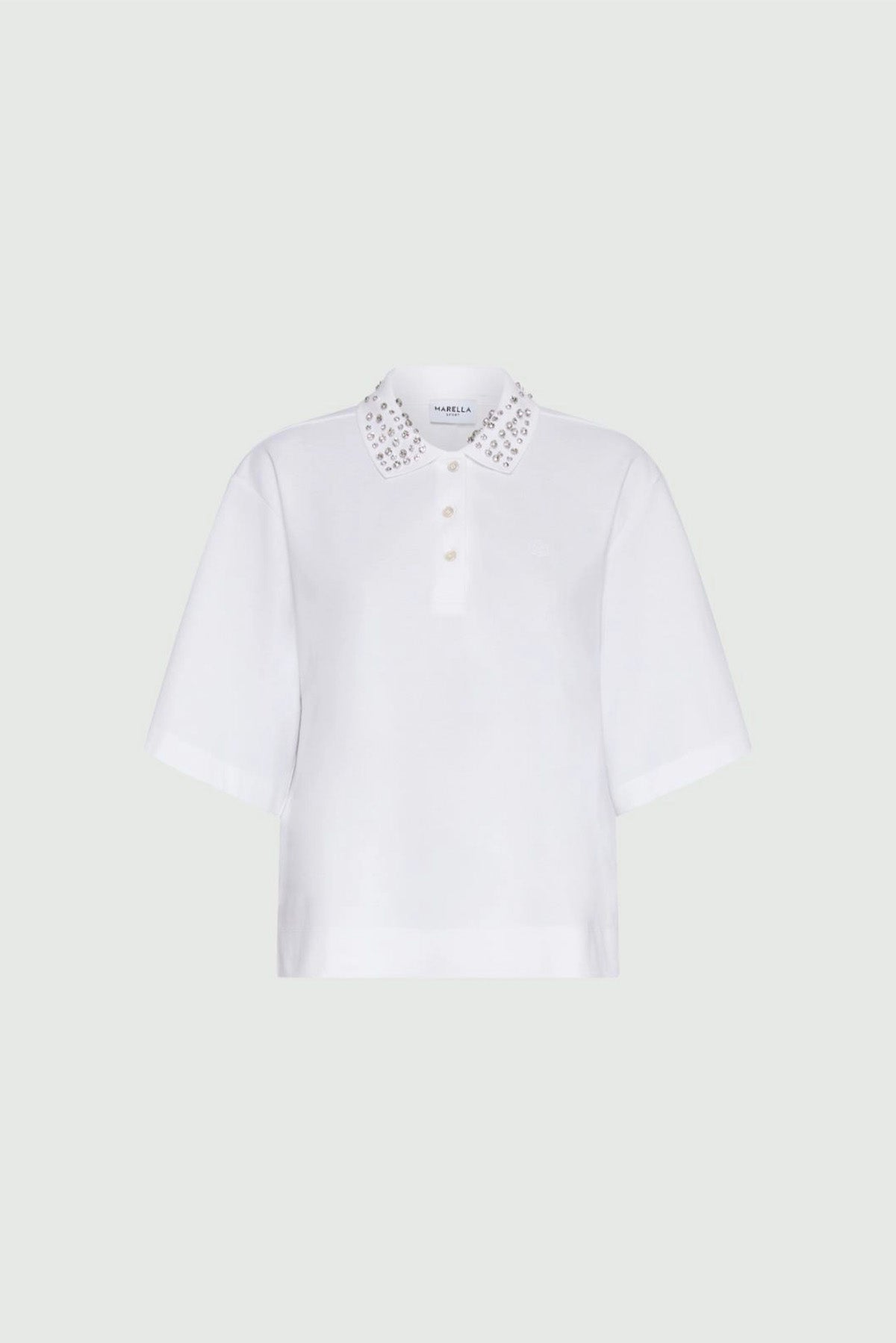 MARELLA POLO  BIANCO OTTICO / XXS Polo bianca donna Marella Gonzaga