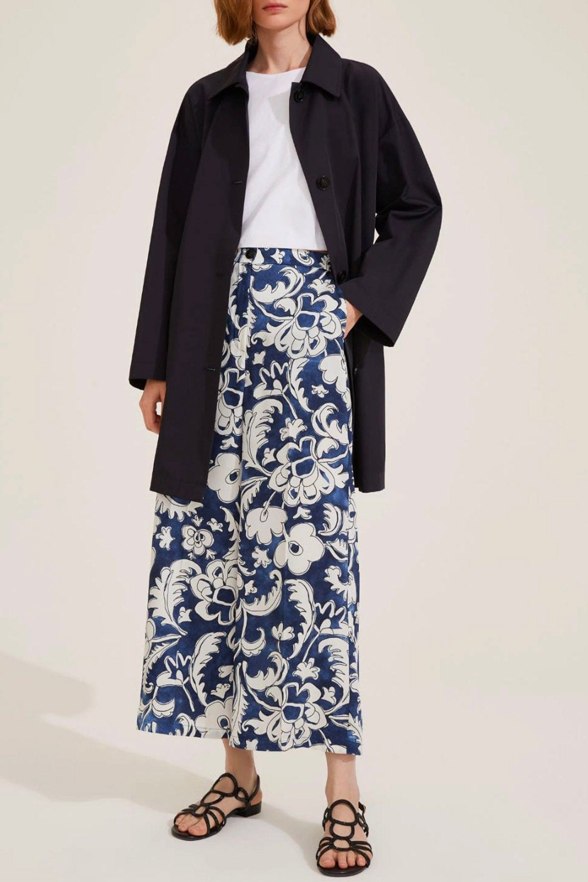 MARELLA SOPRABITO-IMPERMEABILE  BLU / 38 Impermeabile Blu Donna Montoparnass Emme Marella