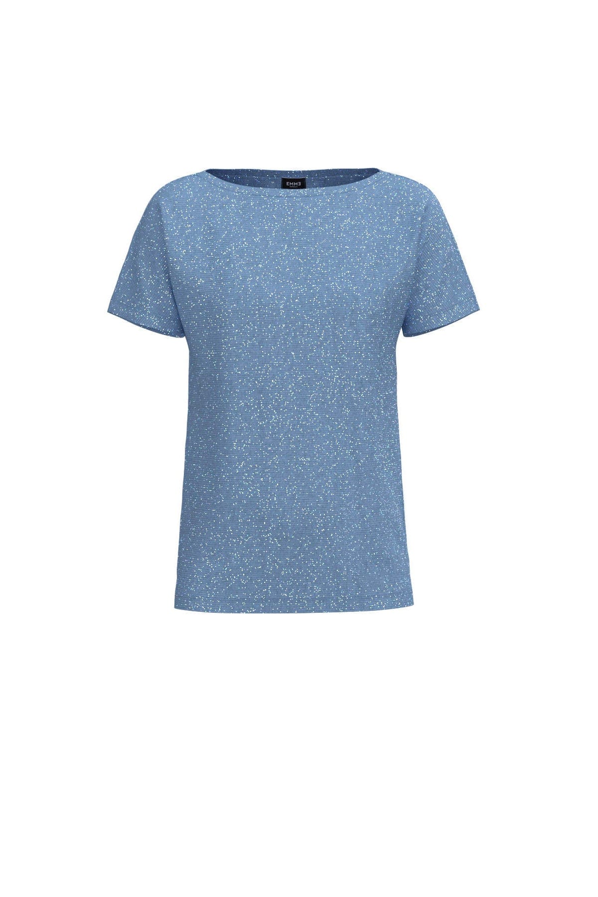 MARELLA T&#39;SHIRT  AZZURRO / XXS T-Shirt in lurex donna Emme Marella Zermat