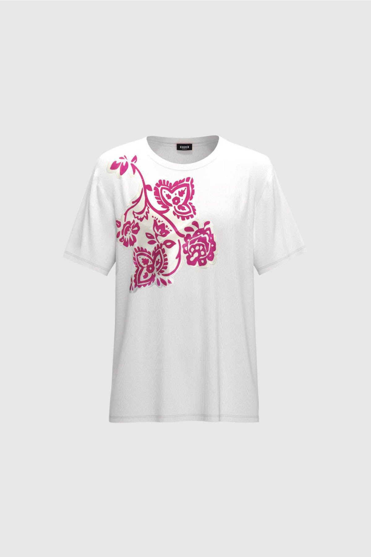 MARELLA T&#39;SHIRT  FIORE ROSSO / XXS T-Shirt Donna Emme Marella Linate