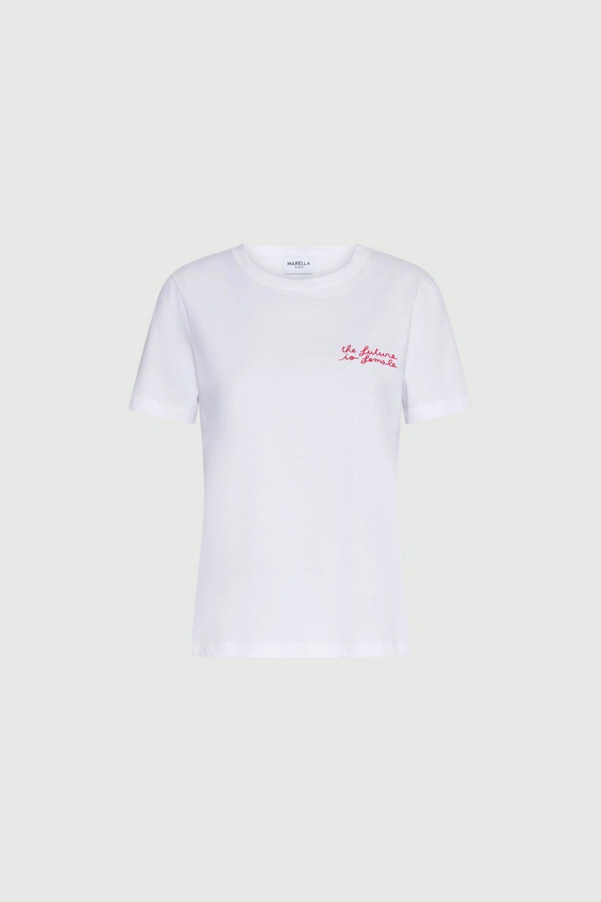 MARELLA T&#39;SHIRT  FUTURE IS FEMALE / XXS T-Shirt Bianca Donna Marella Caucaso