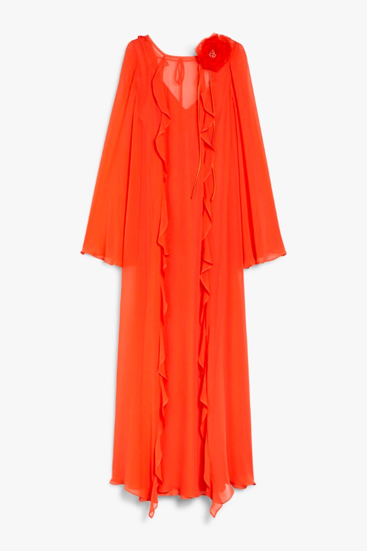 MAXMARA'S BRANDS ABITO + 1 PEZZO  ARANCIONE CORALLO / 34 Abito in seta corallo Max Mara Studio Elegante Smirne