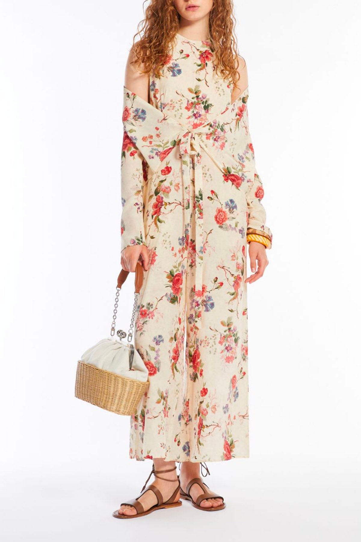 MAXMARA&#39;S BRANDS ABITO + 1 PEZZO  Tuta in seta fiorata donna Weekend Max Mara Ragusa