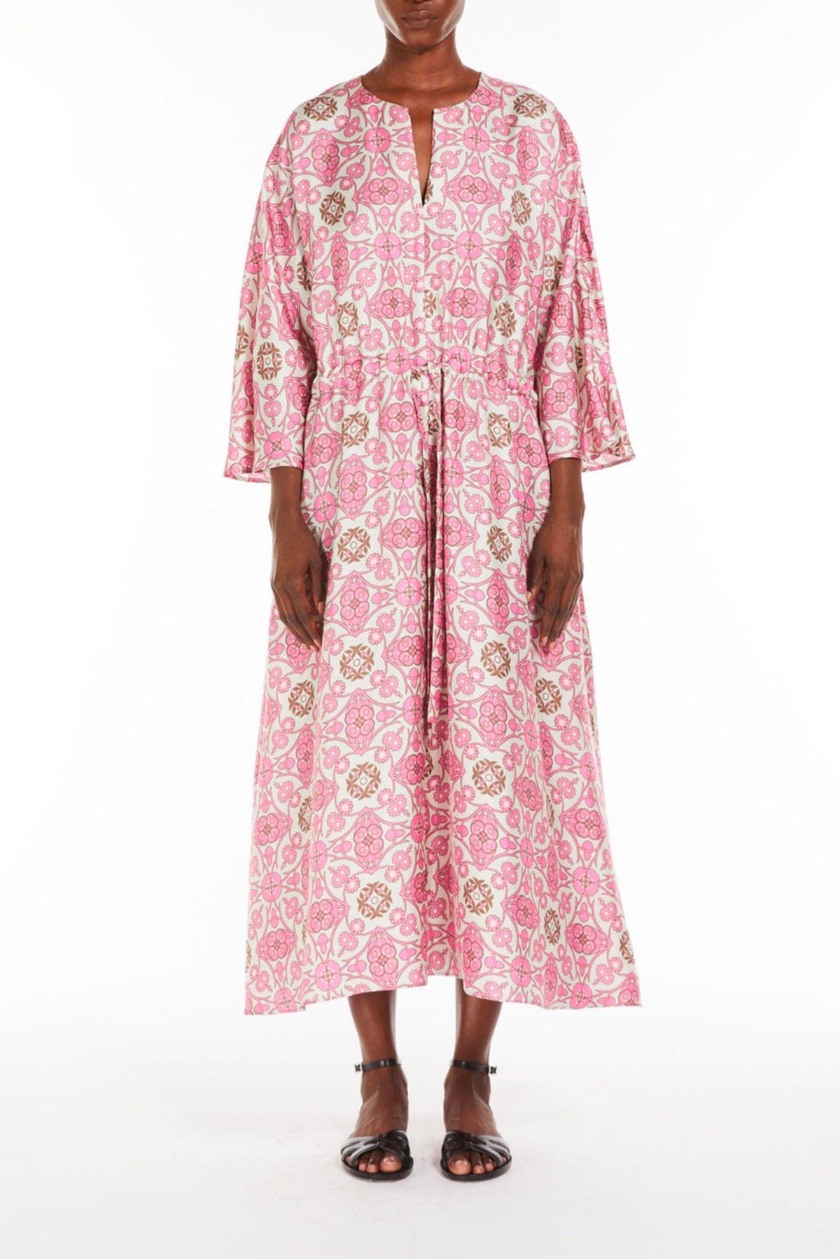 MAXMARA&#39;S BRANDS ABITO  FIORATO / 34 Abito in seta donna &#39;S Max Mara Fulvia