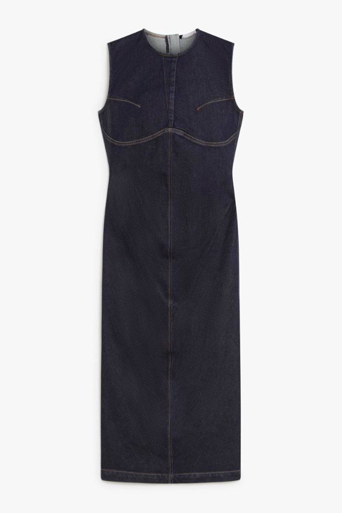 MAXMARA&#39;S BRANDS ABITO  JEANS SCURO / 34 Abito in jeans lungo donna Sportmax Geranio
