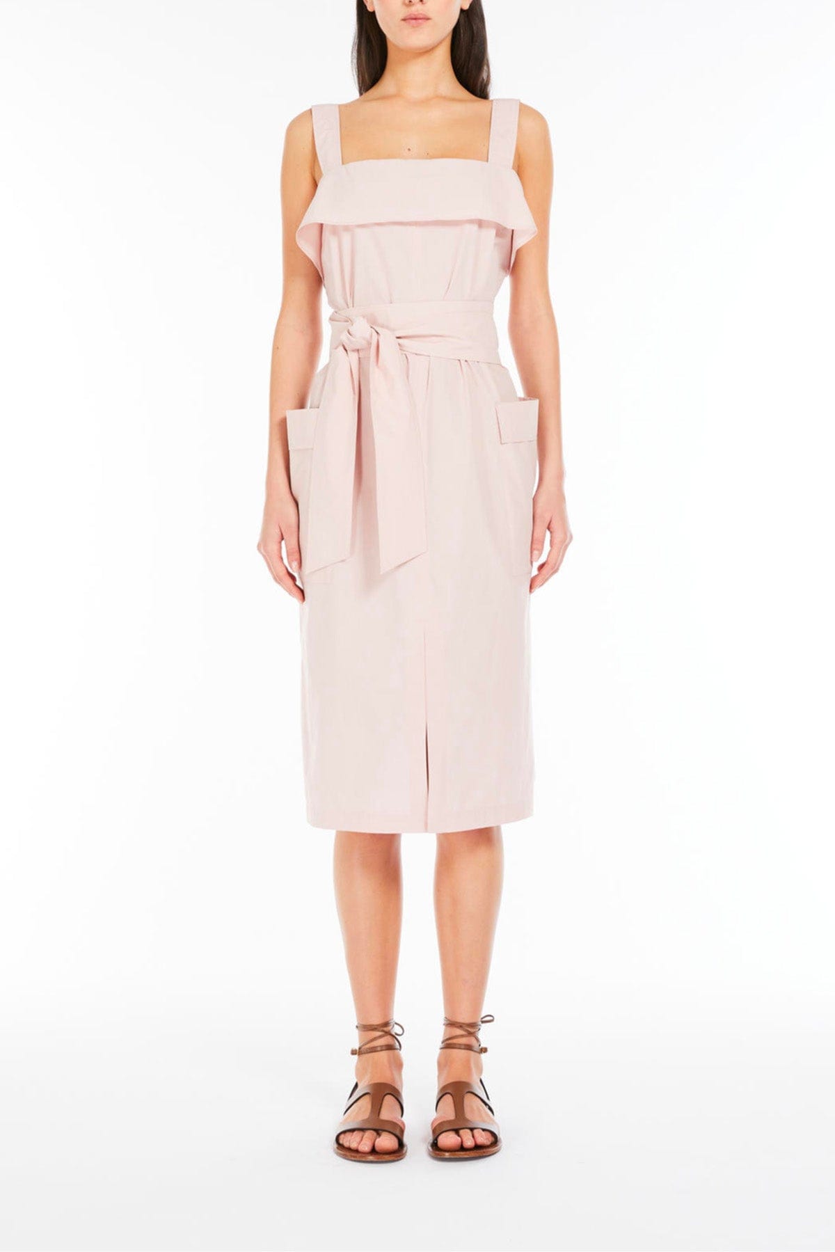 MAXMARA&#39;S BRANDS ABITO  ROSA / 34 Abito in popeline rosa Max Mara Weekend Arte1234