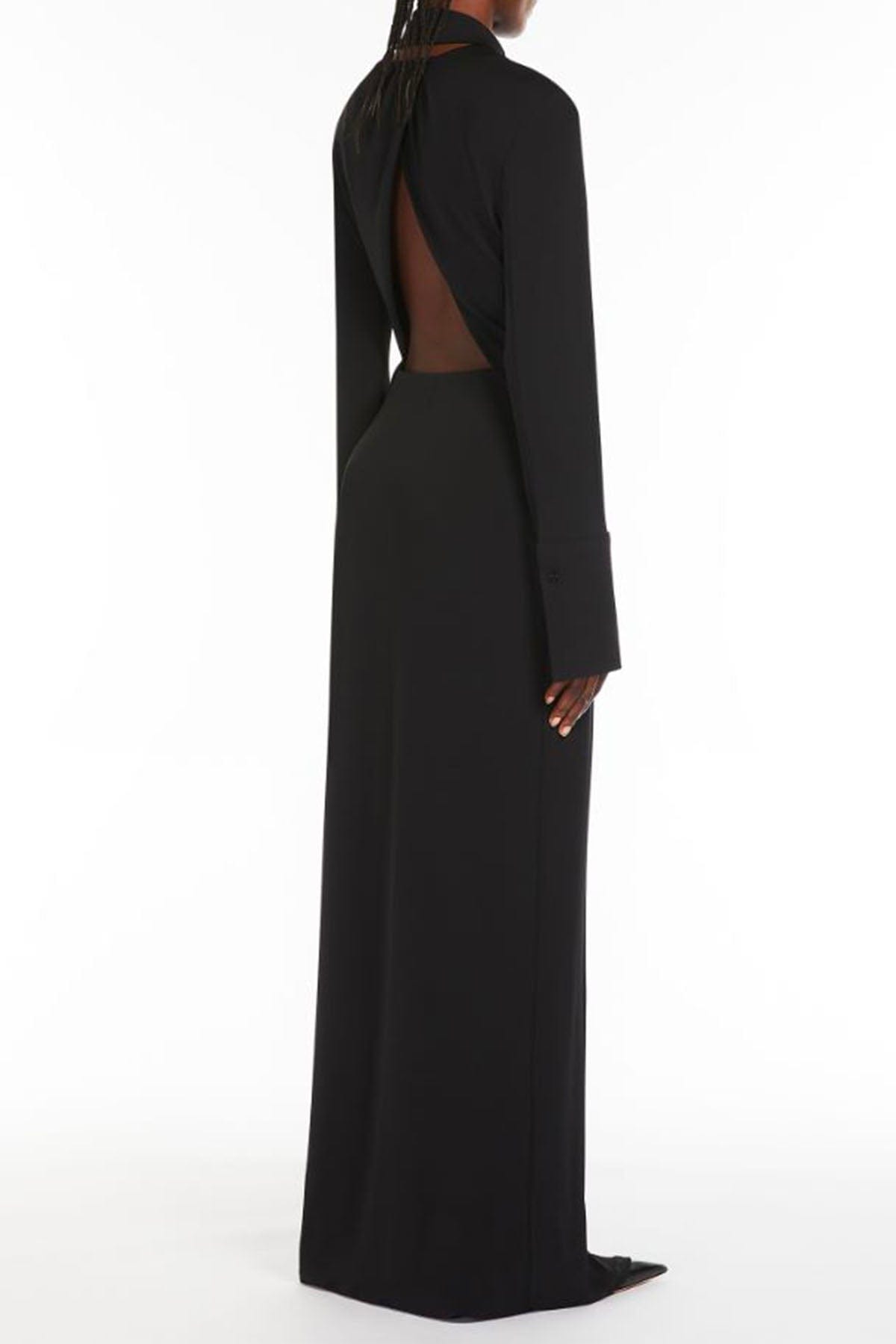 MAXMARA&#39;S BRANDS ABITO/TUTA IN JERSEY  Abito in Jersey Nero Donna Sportmax Nias