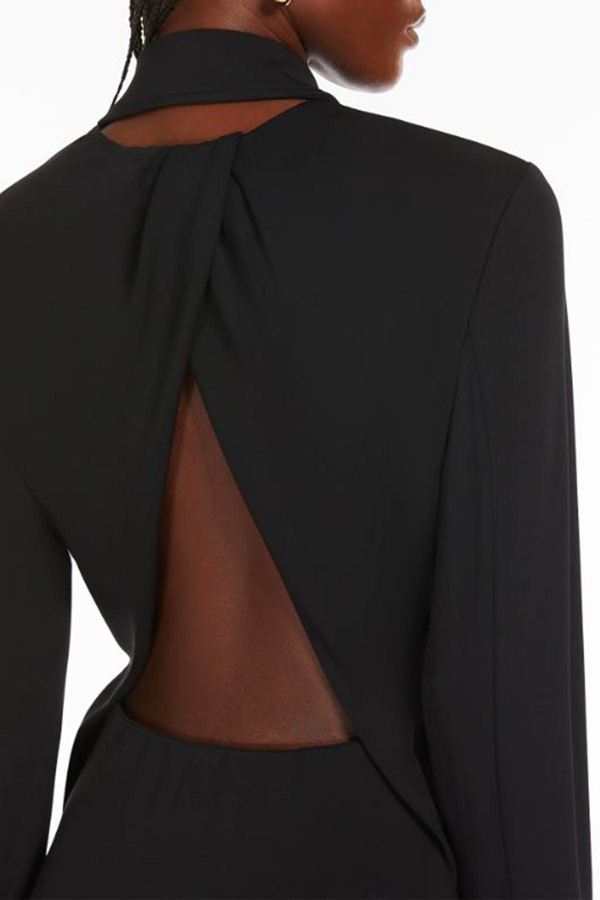 MAXMARA&#39;S BRANDS ABITO/TUTA IN JERSEY  Abito in Jersey Nero Donna Sportmax Nias