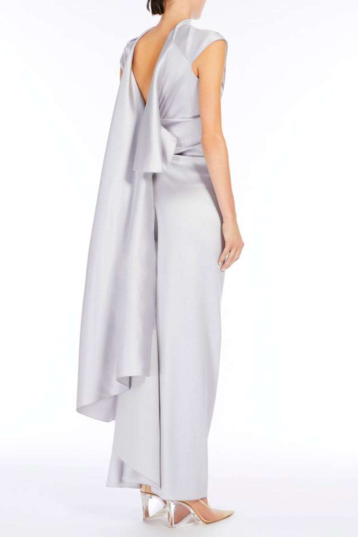 MAXMARA&#39;S BRANDS ABITO  Vestito lungo grigio perla Sportmax Abadan1234
