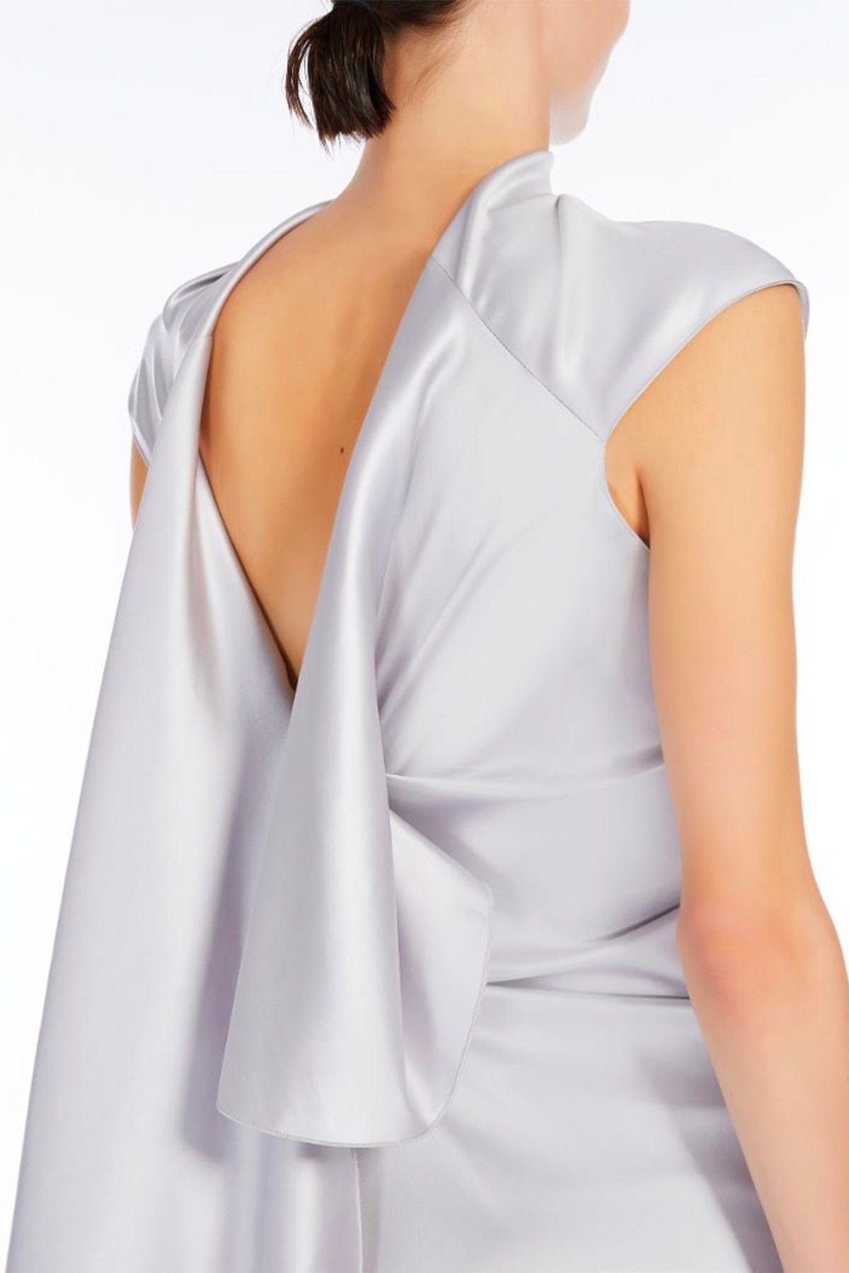 MAXMARA&#39;S BRANDS ABITO  Vestito lungo grigio perla Sportmax Abadan1234