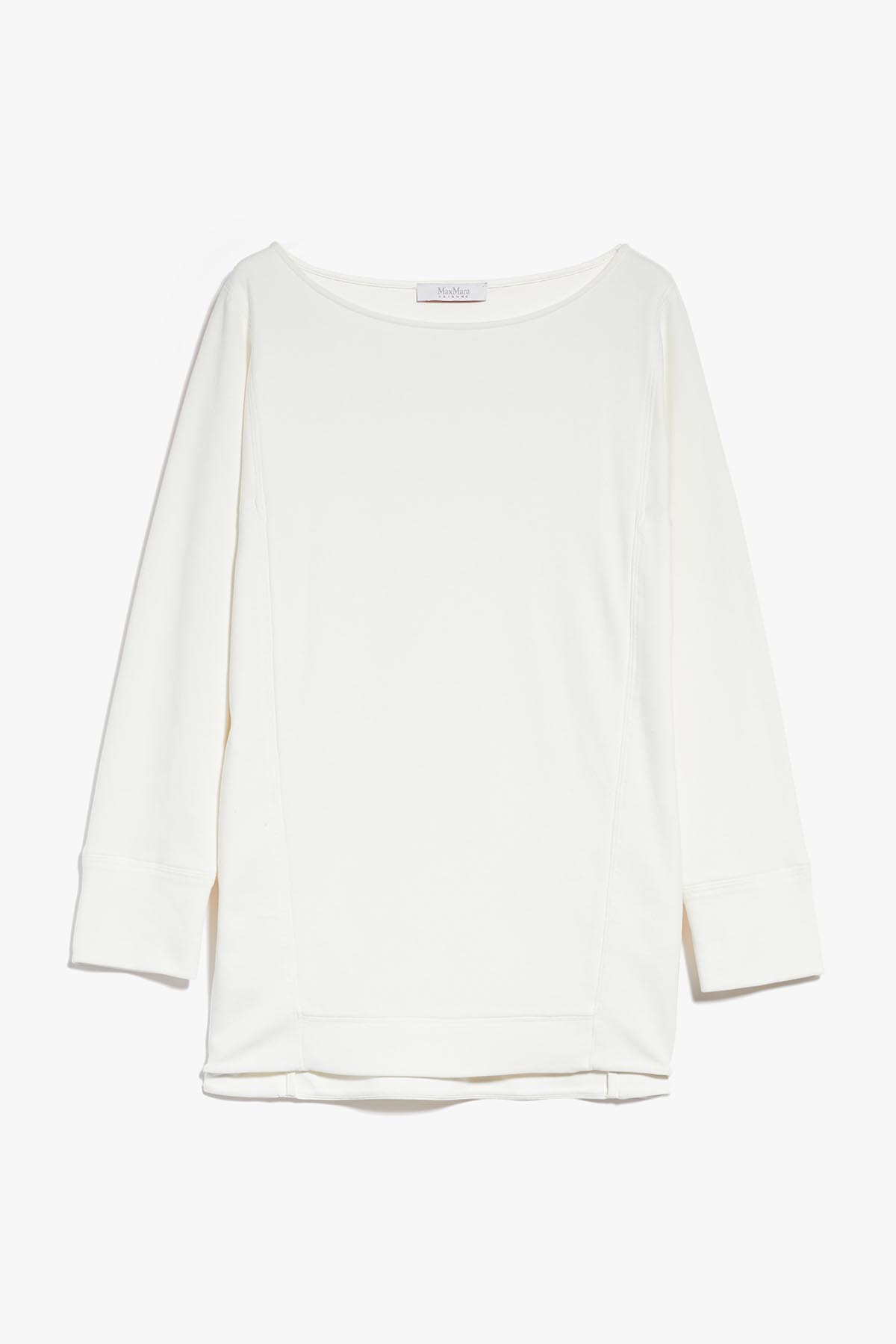 MAXMARA&#39;S BRANDS BODY/ TOP  BIANCO SETA / XS Blusa in Maglia Bianca Leisure Max Mara Garibo