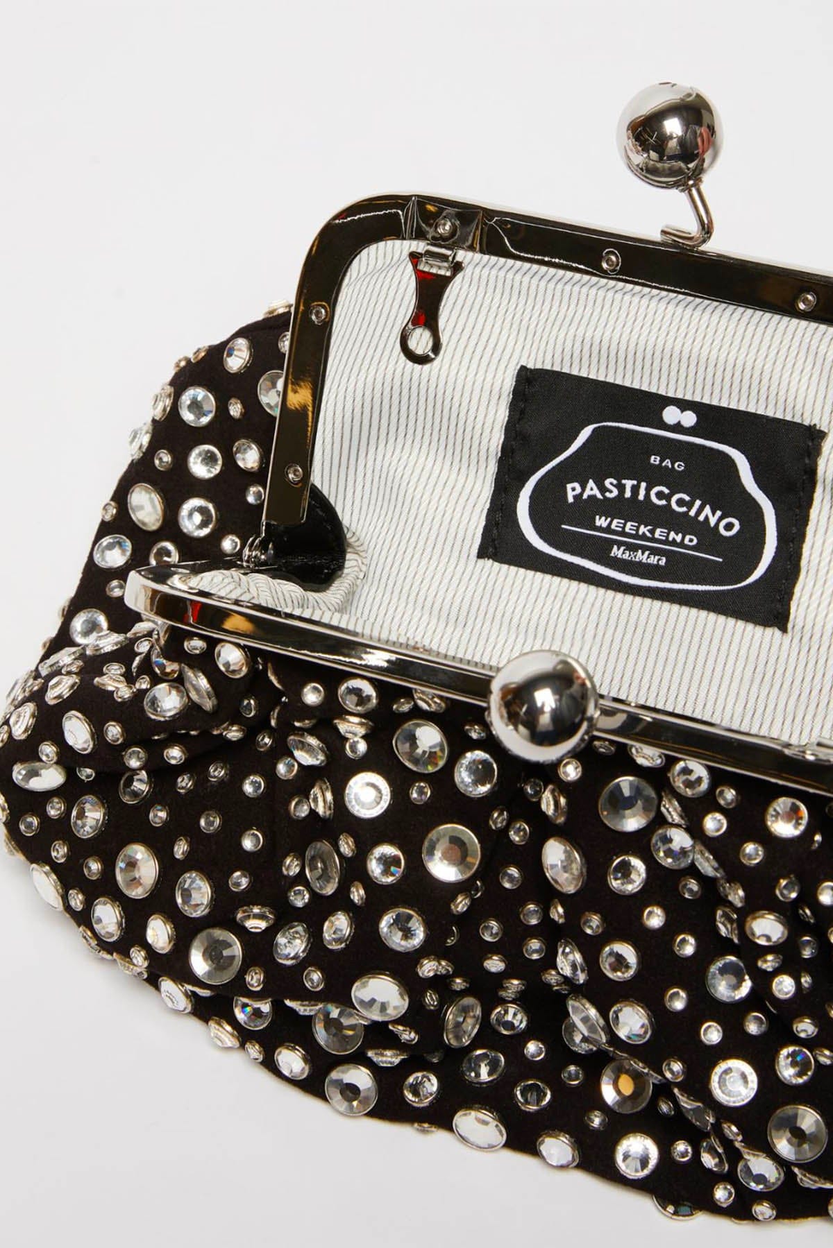 MAXMARA&#39;S BRANDS BORSA  NERO / UNICA Pasticcino Bag con Cristalli Weekend Max Mara Masque