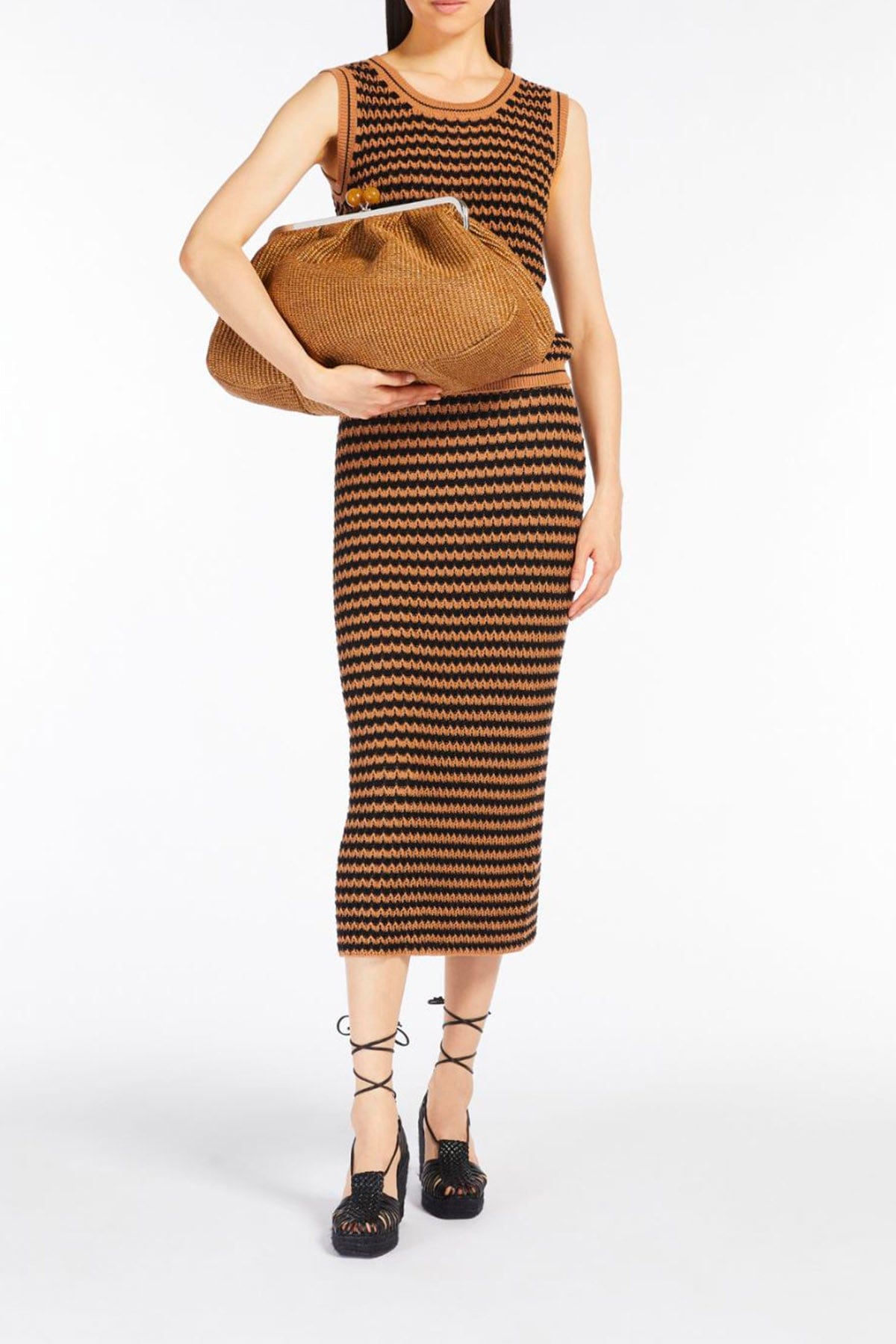 MAXMARA&#39;S BRANDS BORSA  Pasticcino Bag in rafia Weekend Max Mara Nabarro