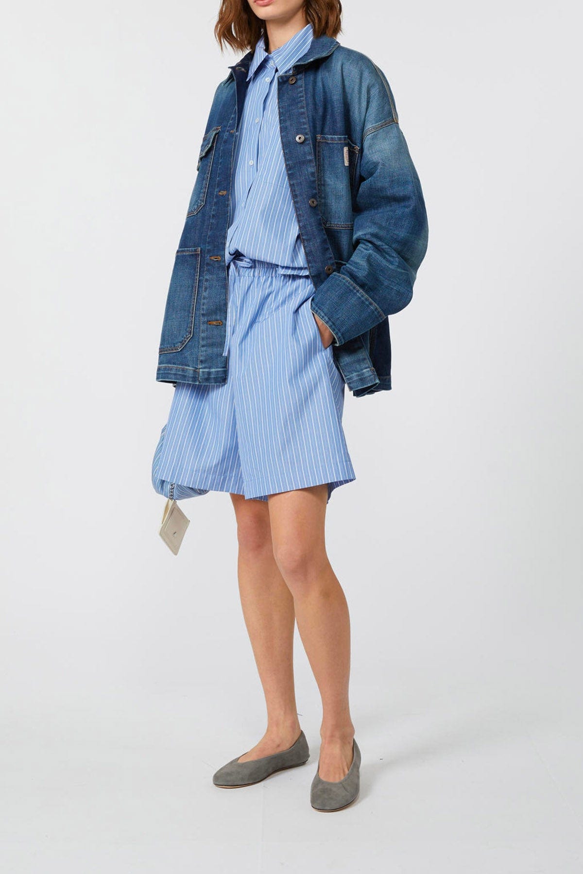 MAXMARA&#39;S BRANDS CAMICIA  Camicia in cotone rigata donna Weekend Max Mara Zavorra