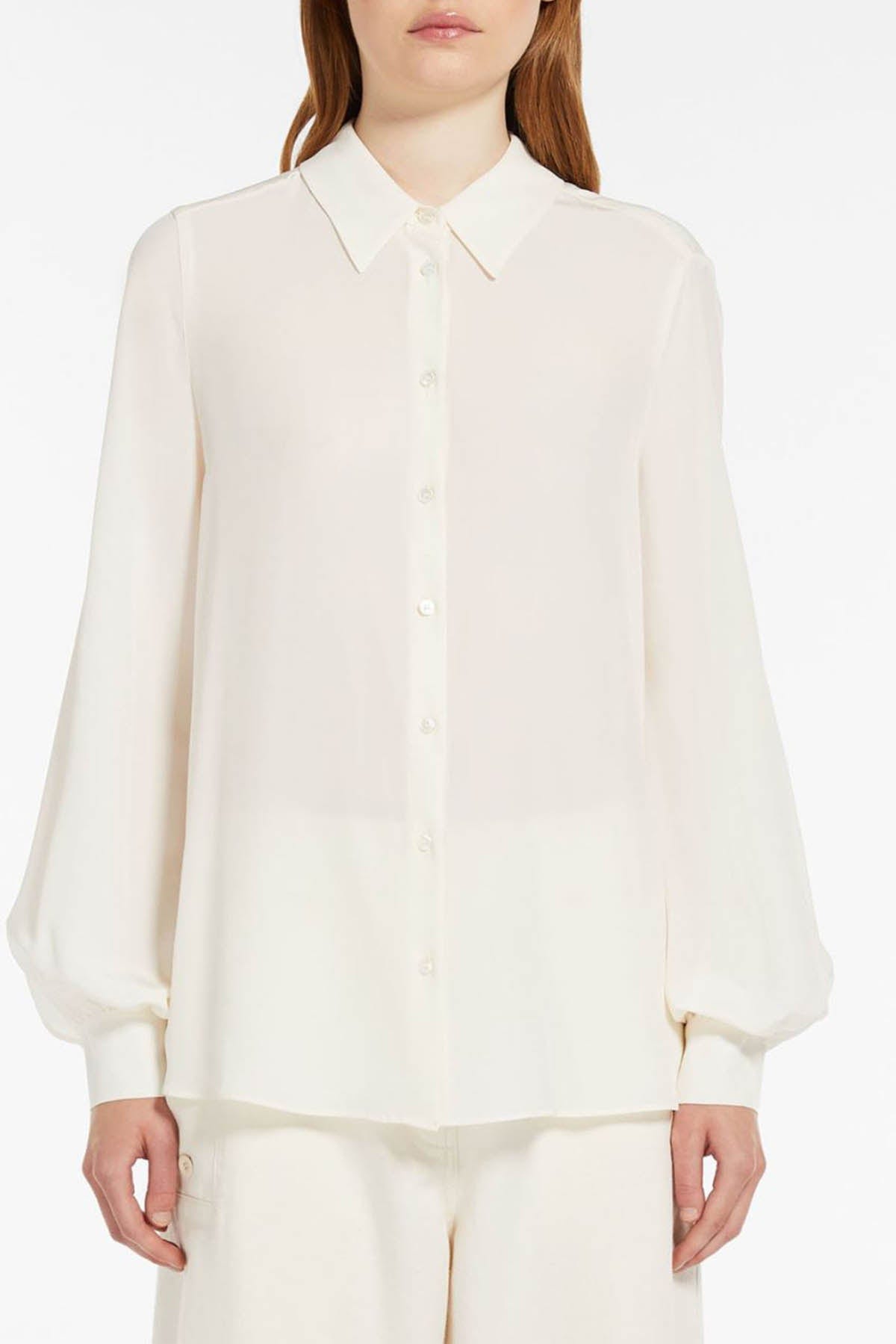 MAXMARA&#39;S BRANDS CAMICIA  Camicia in Seta Donna Max Mara Weekend Geo