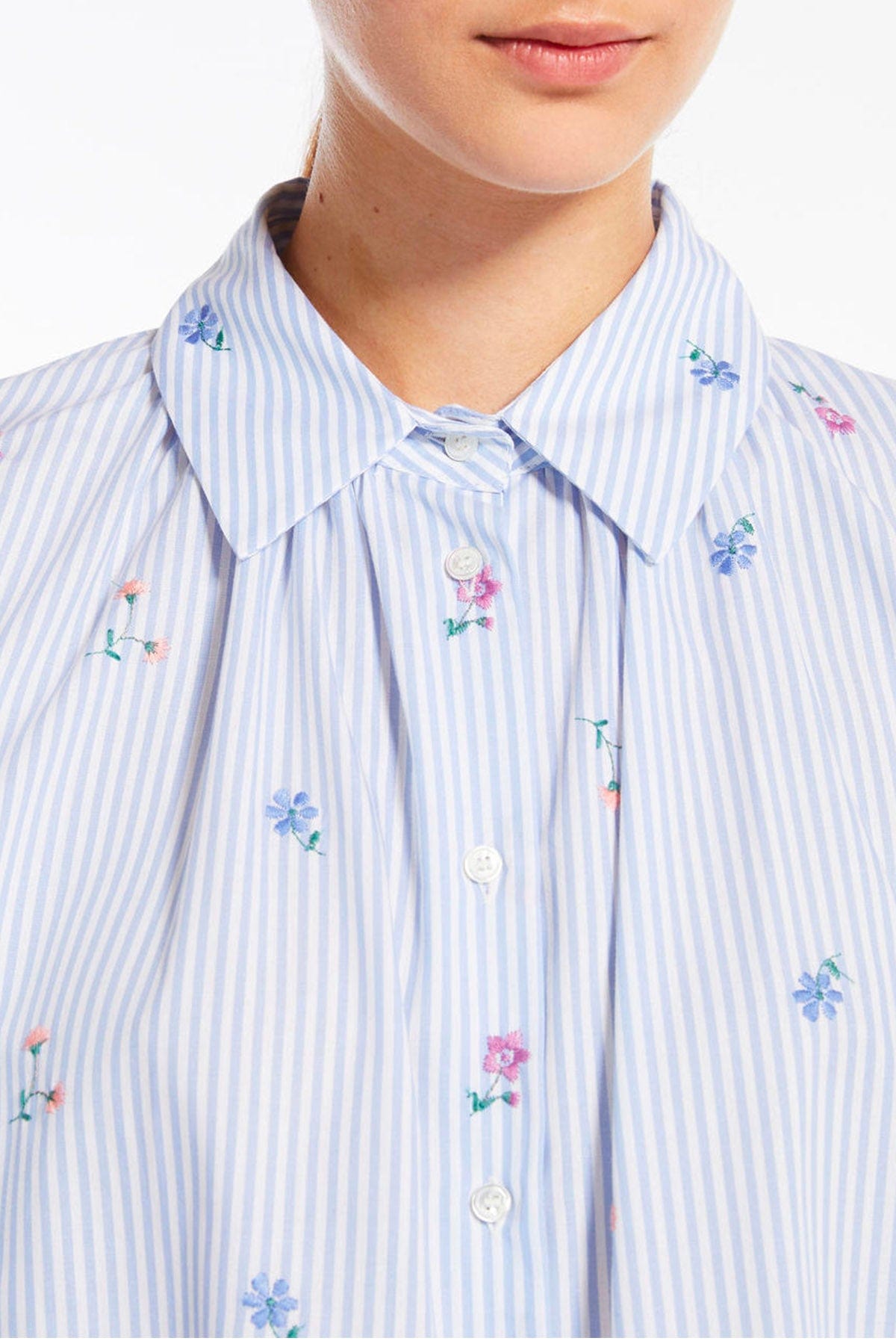 MAXMARA&#39;S BRANDS CAMICIA  Camicia rigata donna cotone Weekend Max Mara Gilly