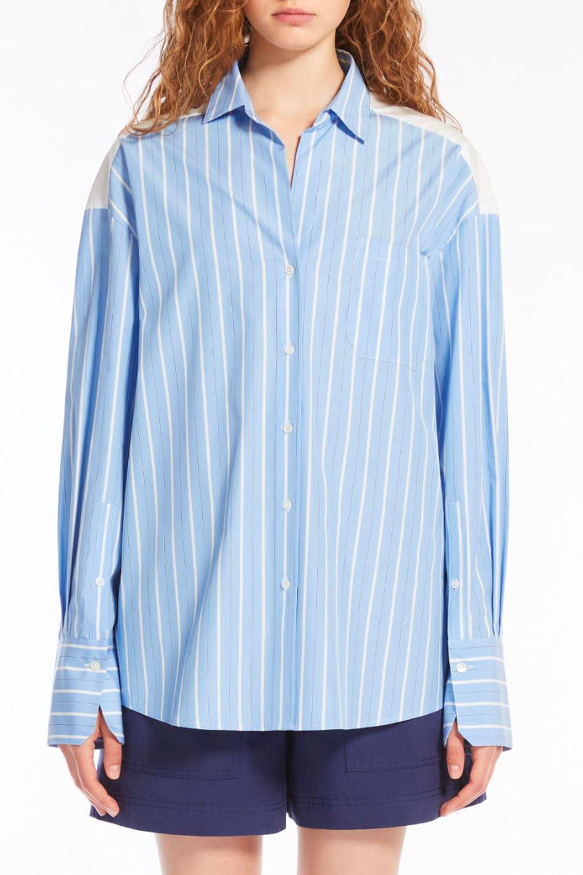 MAXMARA&#39;S BRANDS CAMICIA  Camicia rigata donna Weekend Max Mara Nadar