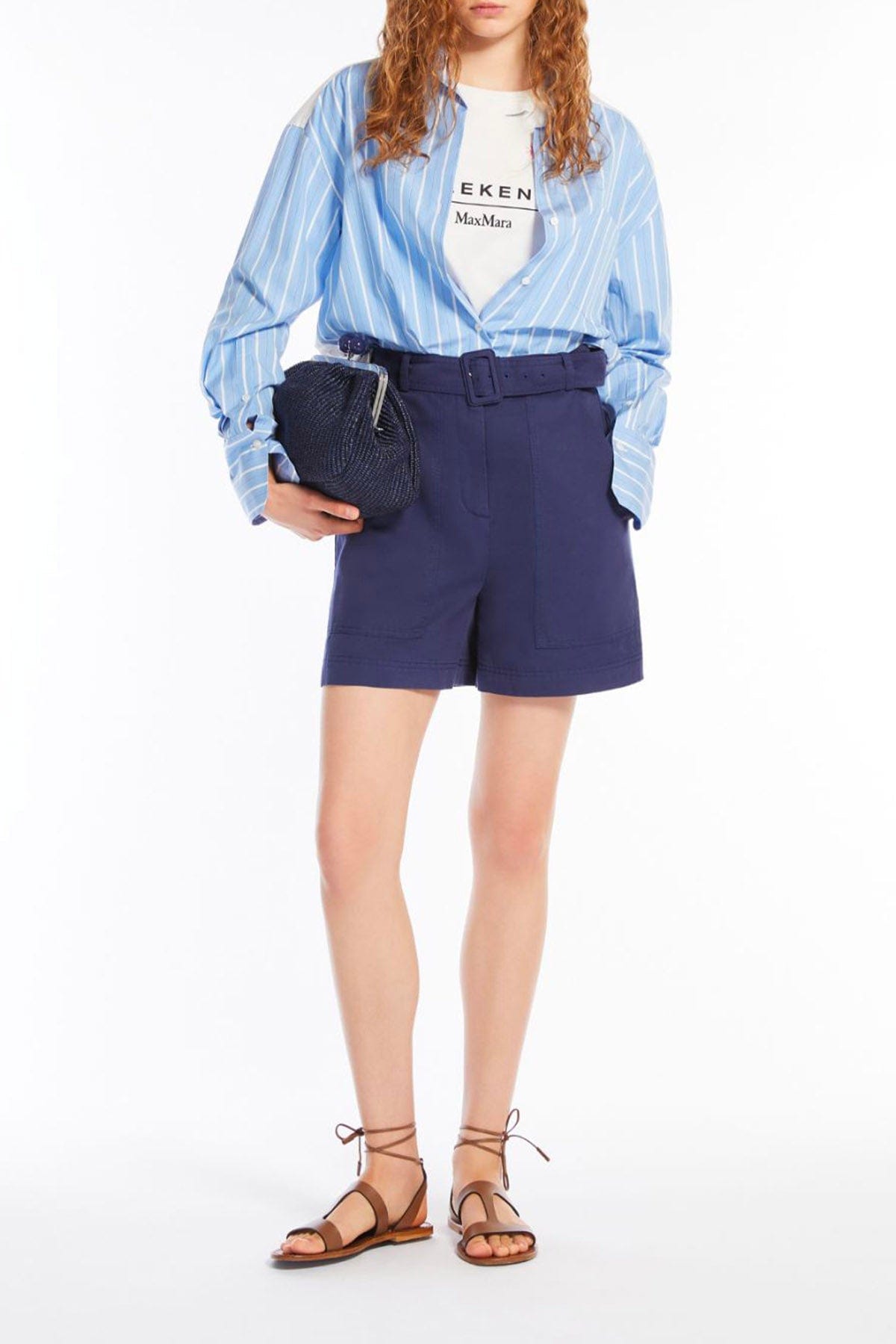 MAXMARA&#39;S BRANDS CAMICIA  Camicia rigata donna Weekend Max Mara Nadar
