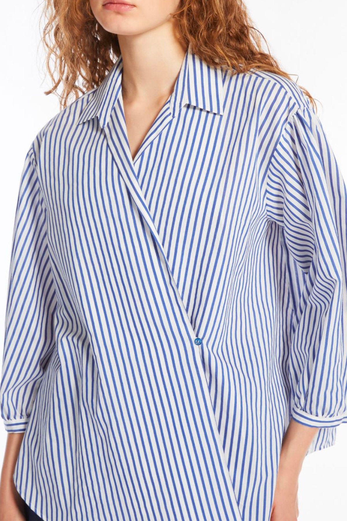 MAXMARA&#39;S BRANDS CAMICIA  Camicia rigata sovrapposta donna Weekend Max Mara Ceci