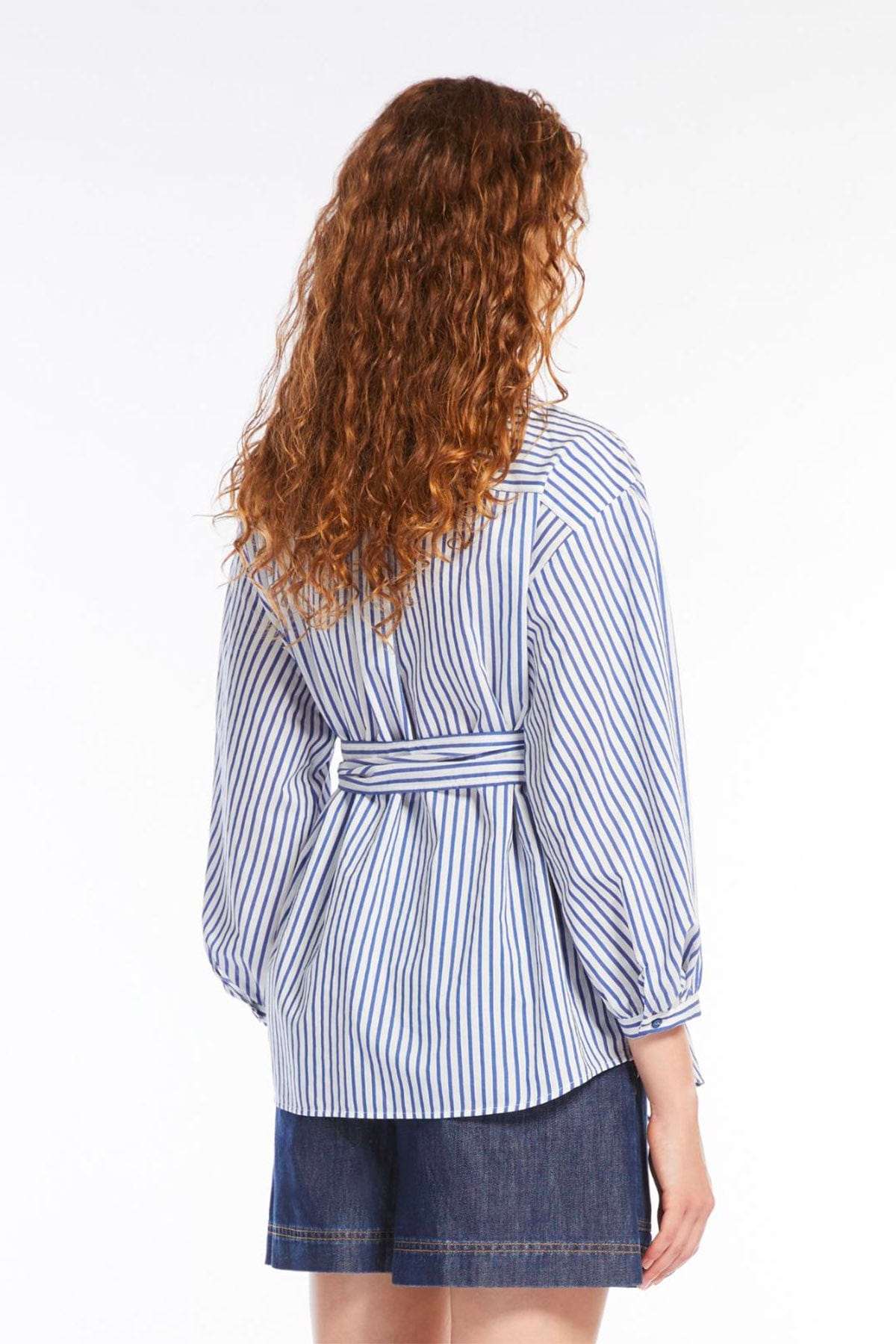 MAXMARA&#39;S BRANDS CAMICIA  Camicia rigata sovrapposta donna Weekend Max Mara Ceci