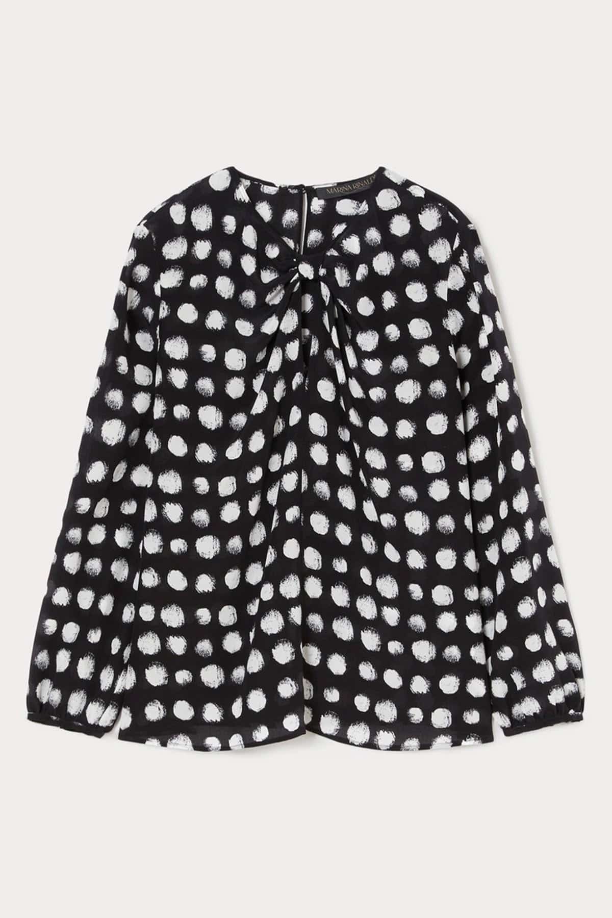 MAXMARA&#39;S BRANDS CAMICIA  POIS / 11 Camicia in seta donna Marina Rinaldi Plata