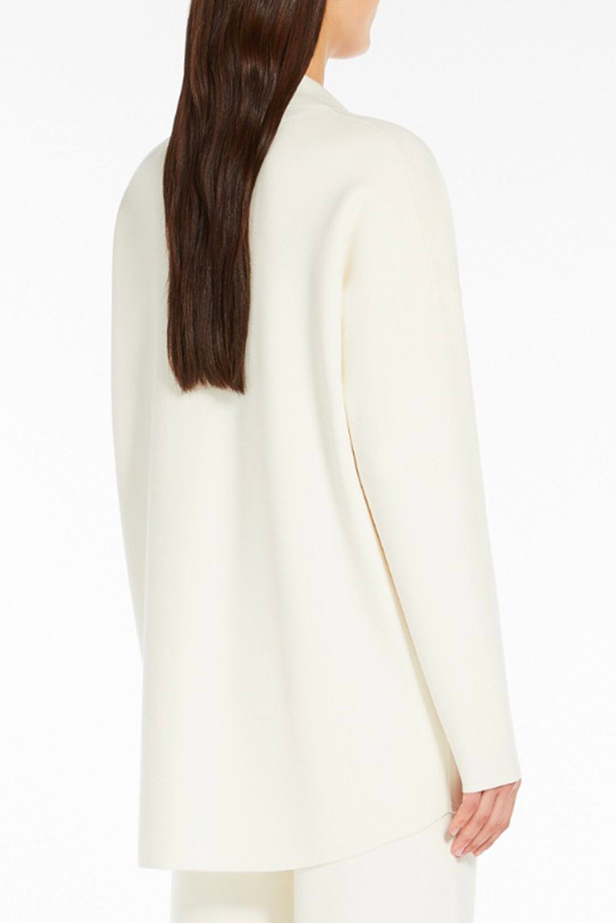 MAXMARA&#39;S BRANDS CARDIGAN  Cardigan in Maglia Bianco Max Mara Studio Aquile
