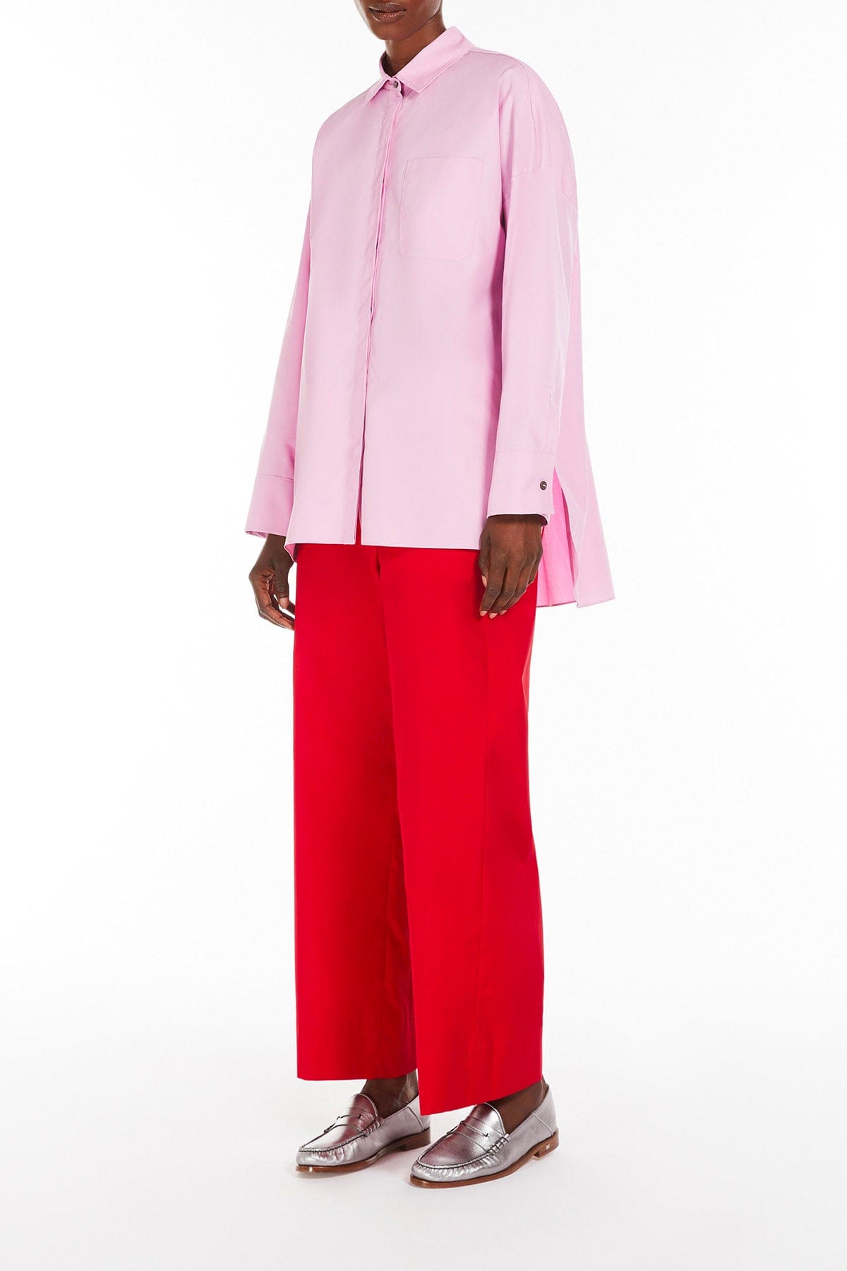 MAXMARA'S BRANDS CASACCA  ROSA ORTENSIA / 34 Blusa in cotone donna rosa 'S Max Mara Gerona