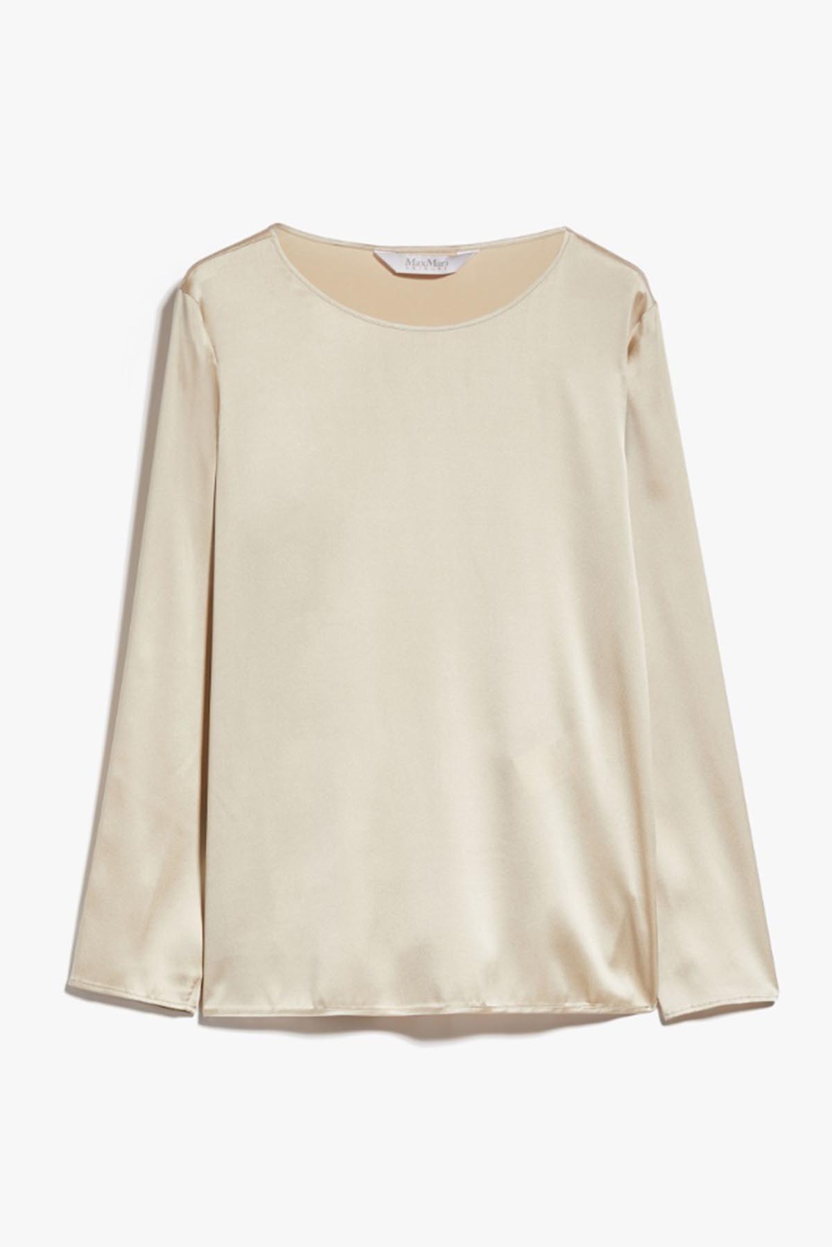 MAXMARA&#39;S BRANDS CASACCA  GHIACCIO / 34 Blusa in Seta Leisure Max Mara Moldava