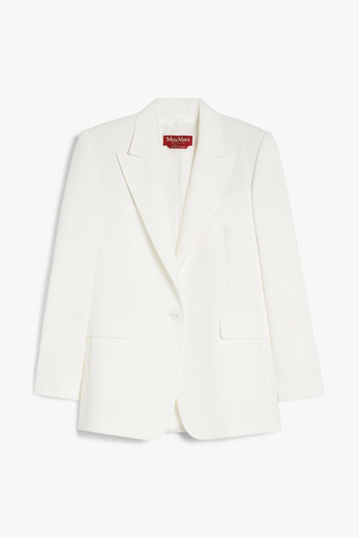 MAXMARA'S BRANDS GIACCA  BIANCO / 34 Giacca Bianca Donna Max Mara Studio Furetto