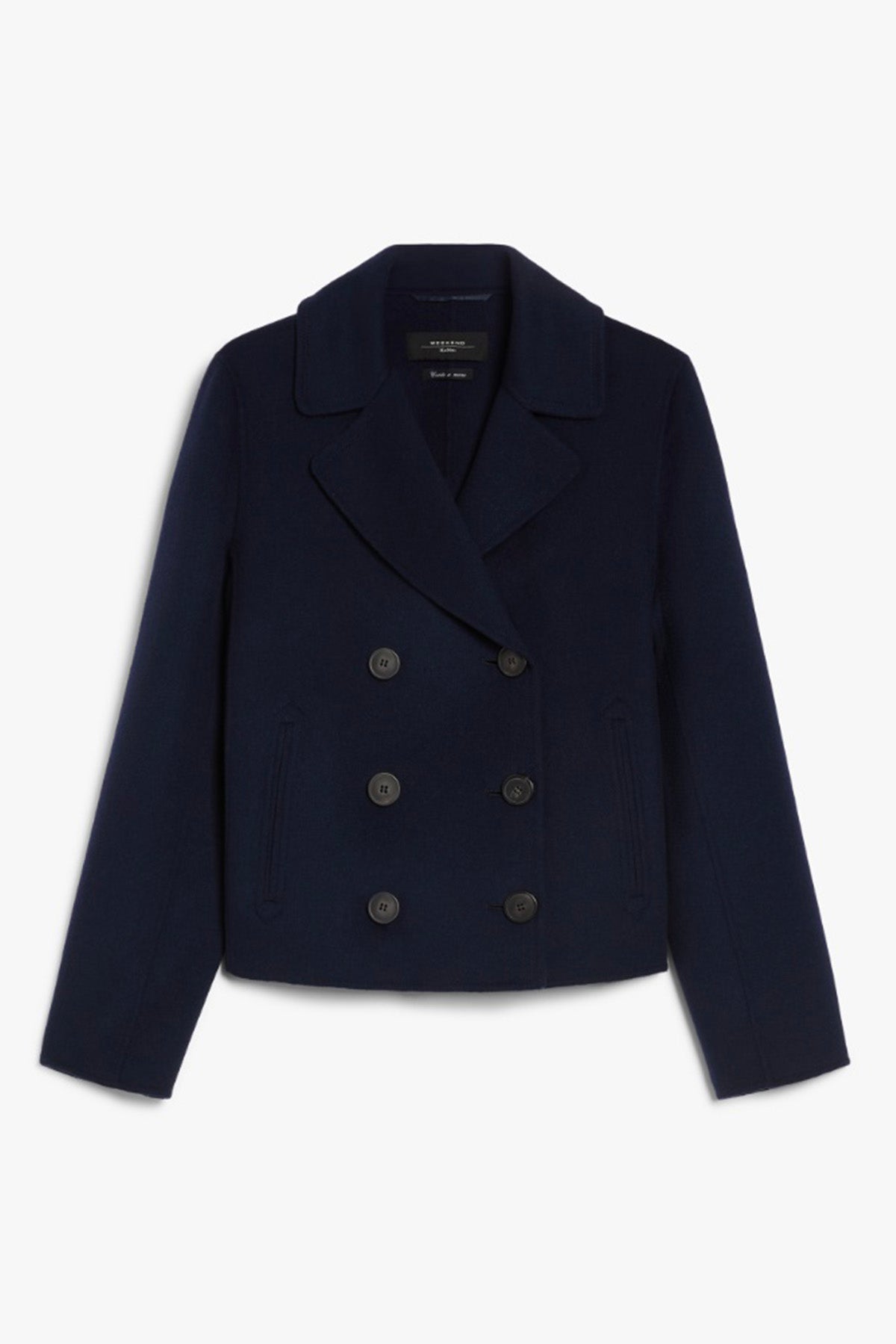 MAXMARA'S BRANDS GIACCA  BLU / 34 Caban in lana blu donna Weekend Max Mara Taglio