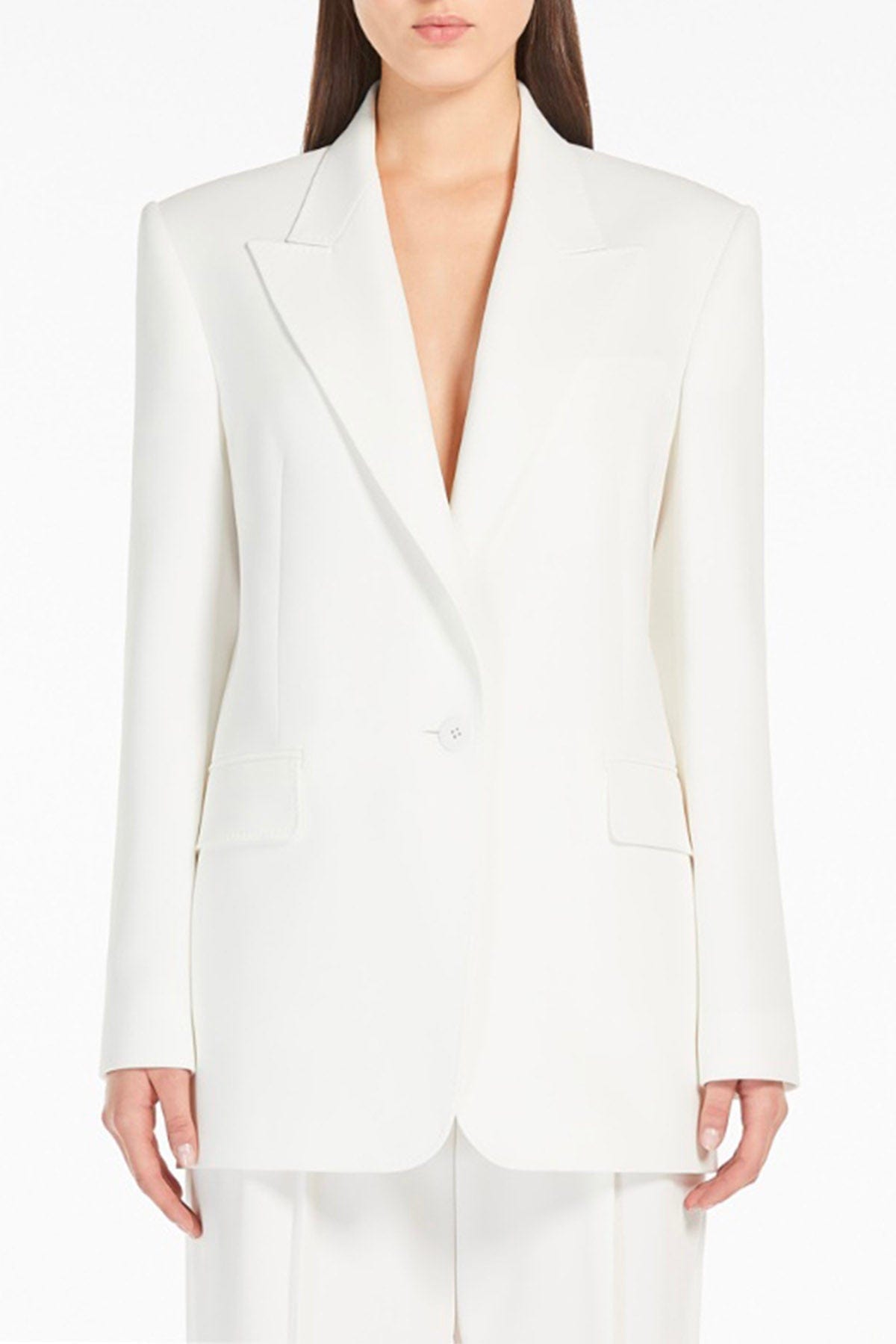 MAXMARA'S BRANDS GIACCA  BIANCO / 34 Giacca Bianca Donna Max Mara Studio Furetto