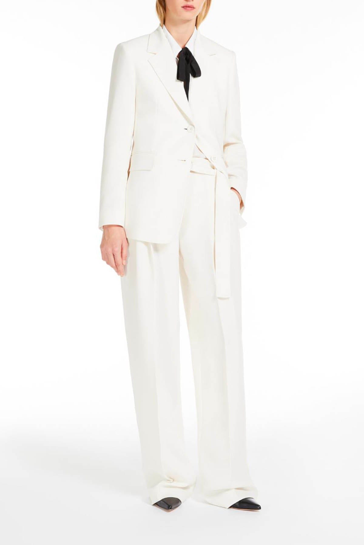 MAXMARA'S BRANDS GIACCA  BIANCO BURRO / 34 Giacca Bianca Donna Max Mara Studio Linz