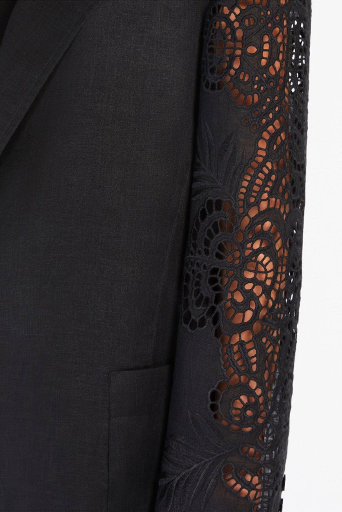 MAXMARA&#39;S BRANDS GIACCA  Giacca in lino nera donna Max Mara Studio Angizia