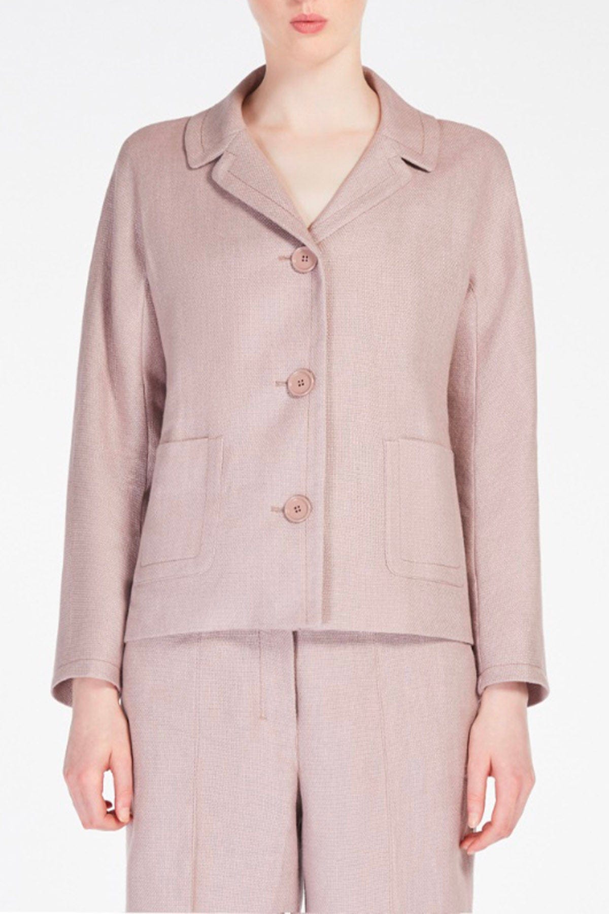 MAXMARA'S BRANDS GIACCA  ROSA POLVERE / 34 Giacca rosa polvere donna 'S Max Mara Nicole