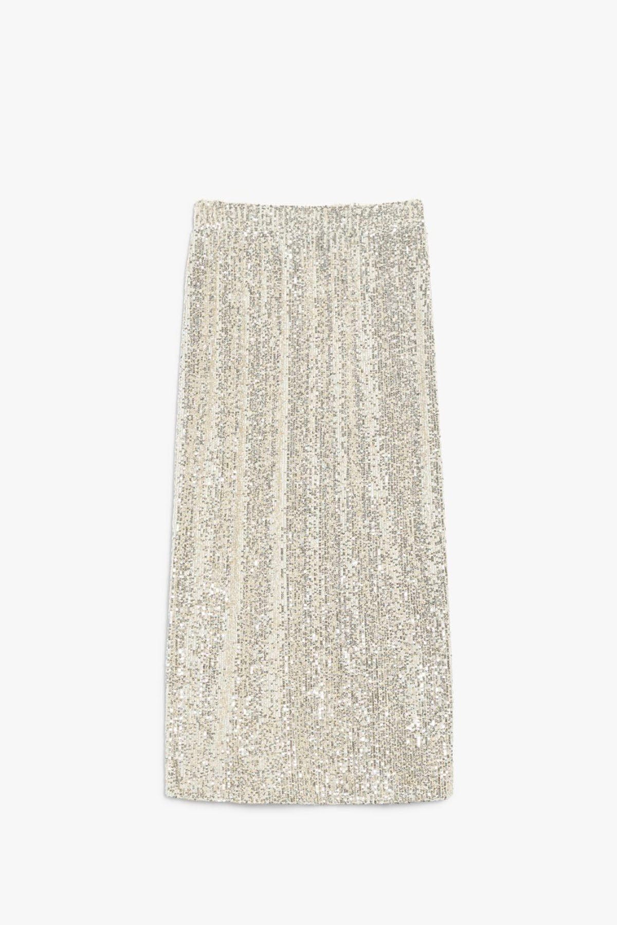 MAXMARA'S BRANDS GONNA IN JERSEY  ARGENTO / XXS Gonna in Jersey Max Mara Weekend Paillettes Ottelia