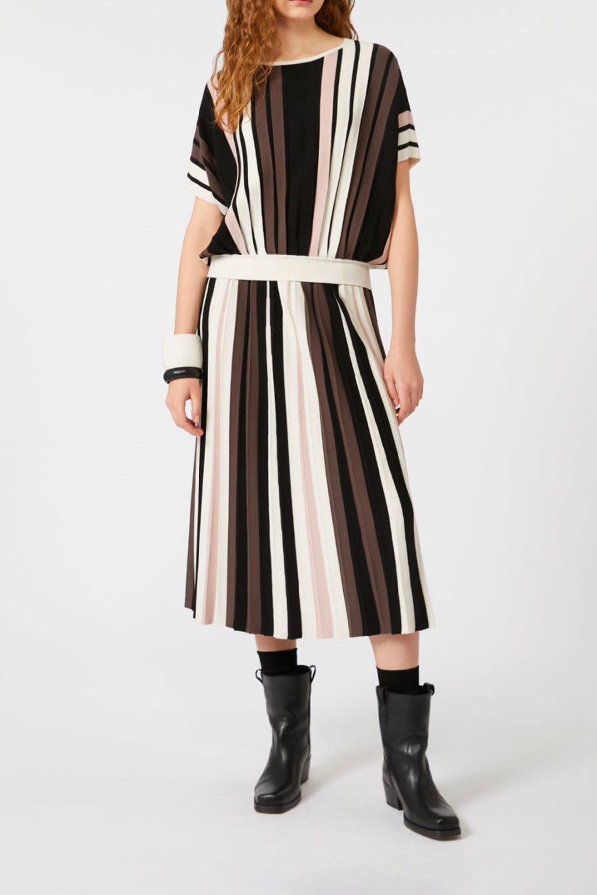MAXMARA&#39;S BRANDS GONNA IN MAGLIA  Gonna lunga rigata multicolor Weekend Max Mara Pleiadi