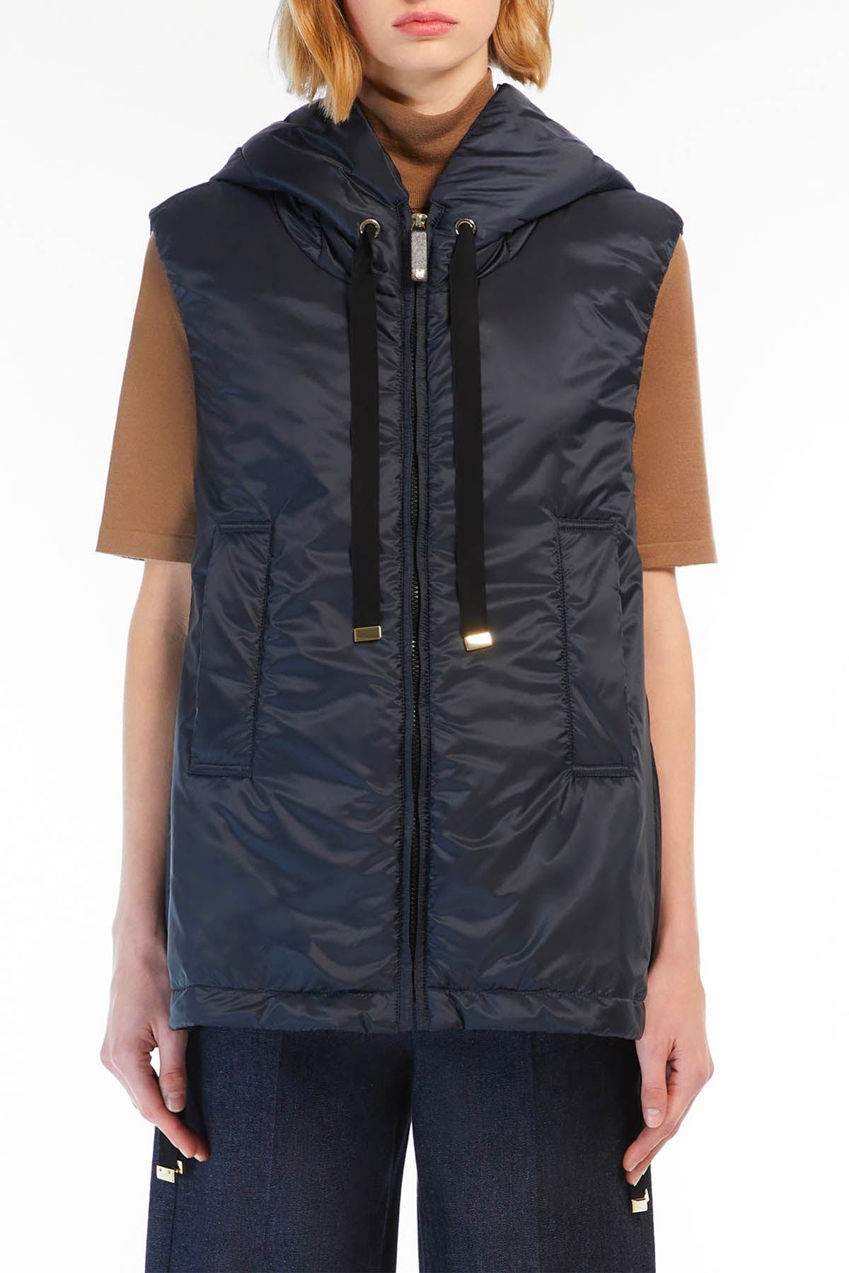 MAXMARA&#39;S BRANDS IMBOTTITO SMAN Gilet Imbottito Donna Max Mara The Cube Greengo
