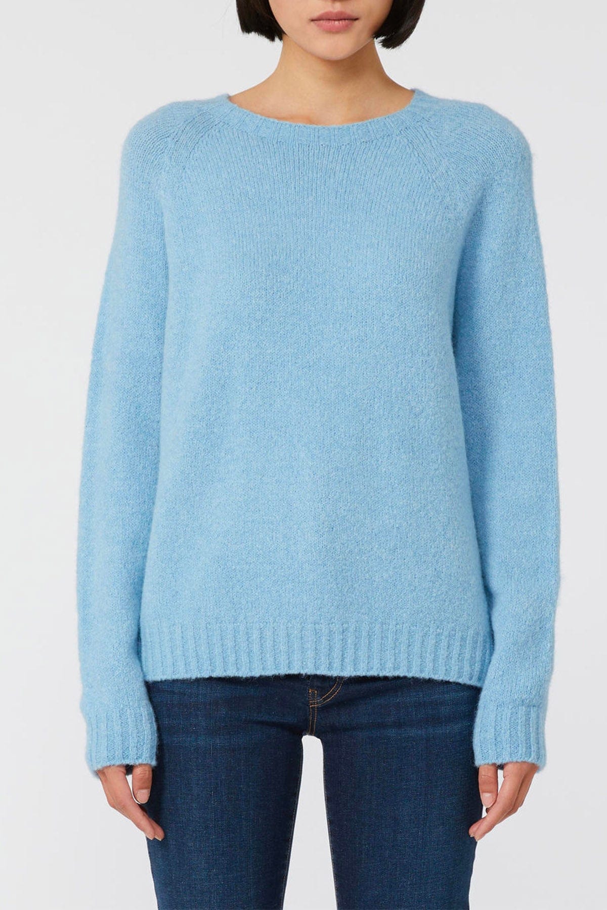 MAXMARA&#39;S BRANDS MAGLIA-CANOTTIERA-TOP  AZZURRO GHIACCIO / XXS Maglia donna in misto alpaca Weekend Max Mara Ghiacci