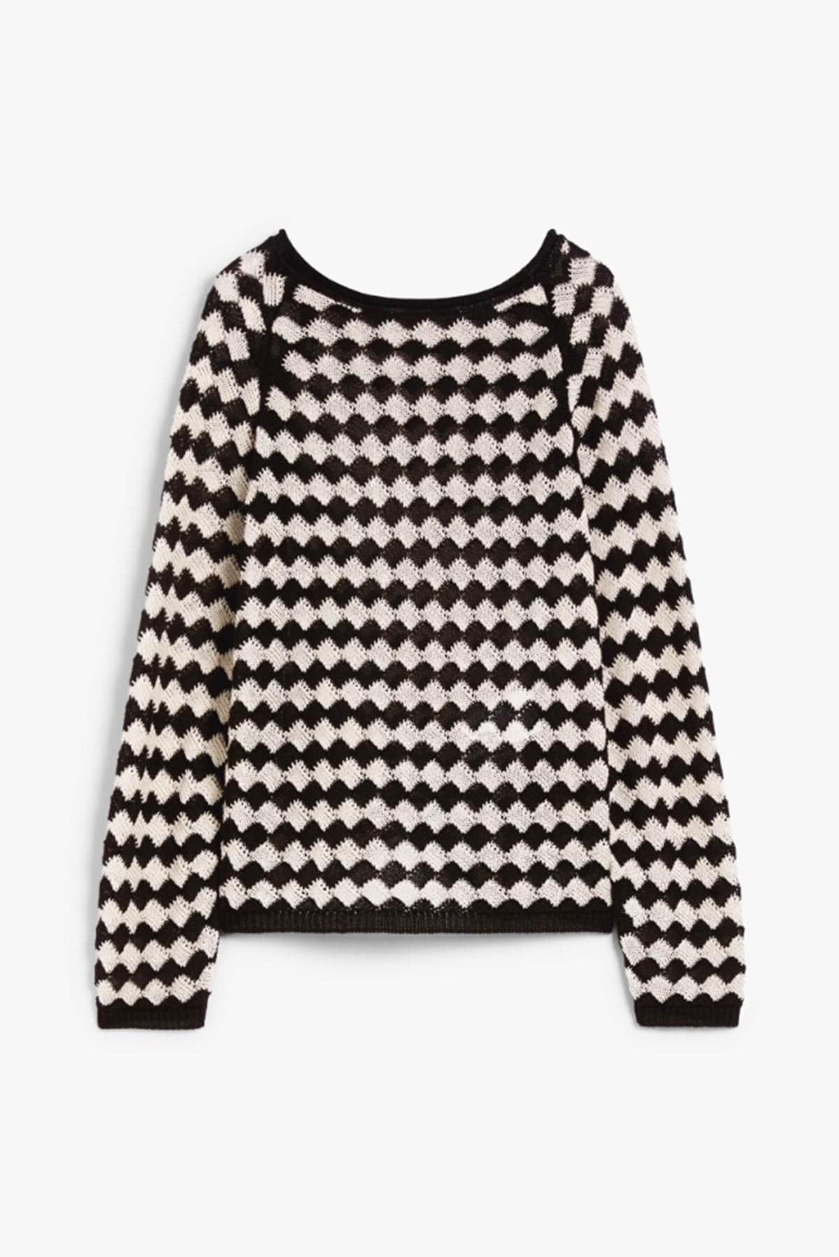 MAXMARA'S BRANDS MAGLIA-CANOTTIERA-TOP  BIANCO E NERO / XXS Maglia in lino donna 'S Max Mara Pompeo