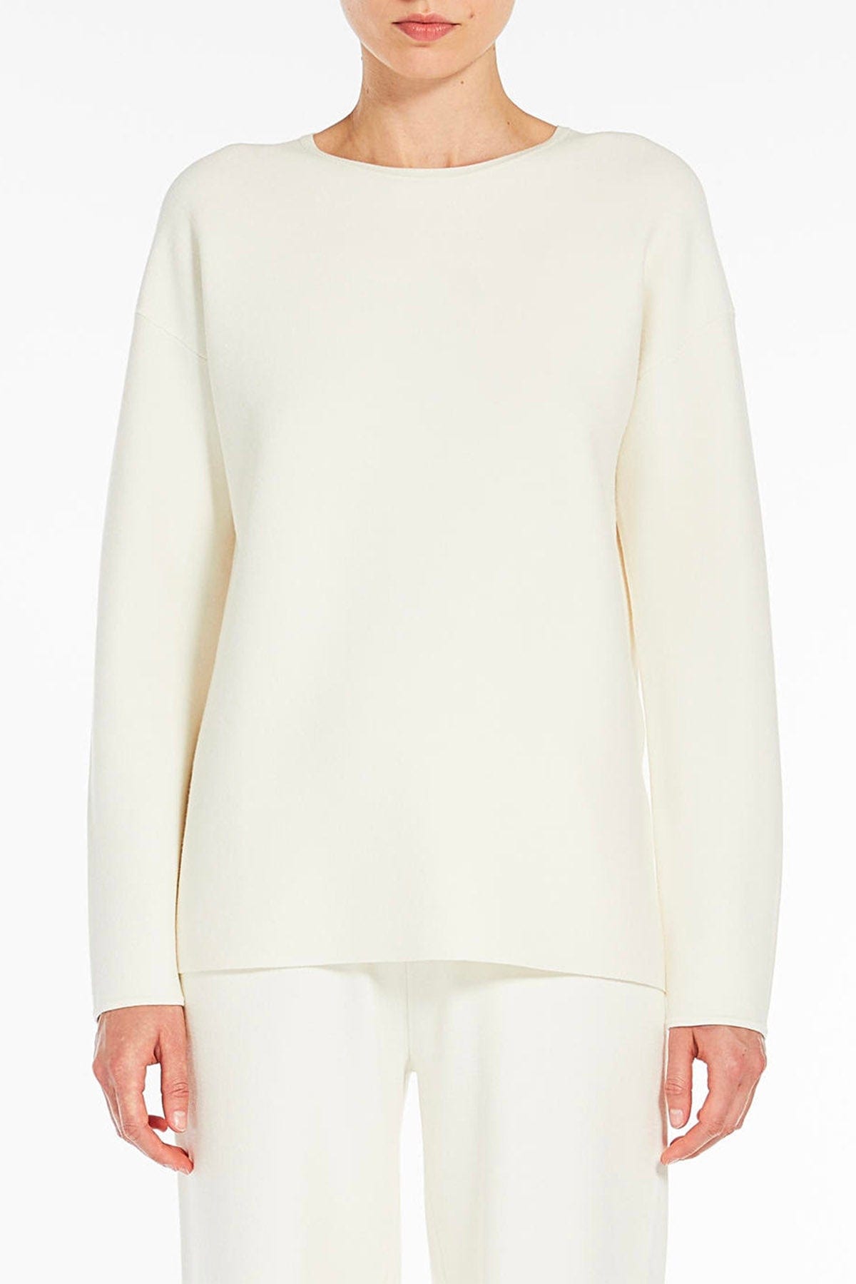 MAXMARA&#39;S BRANDS MAGLIA-CANOTTIERA-TOP  BIANCO / XXS Maglia Bianca Donna Max Mara Studio Theodor