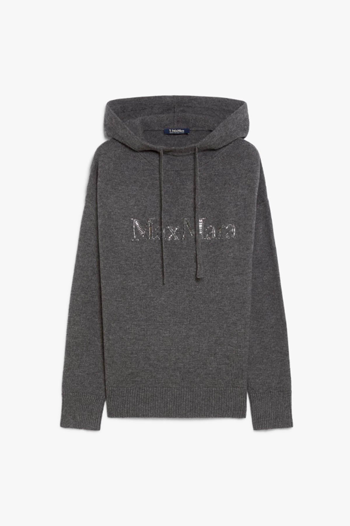 MAXMARA'S BRANDS MAGLIA-CANOTTIERA-TOP  GRIGIO MELANGE / XXS Maglia Misto Cashmere 'S Max Mara Gorizia