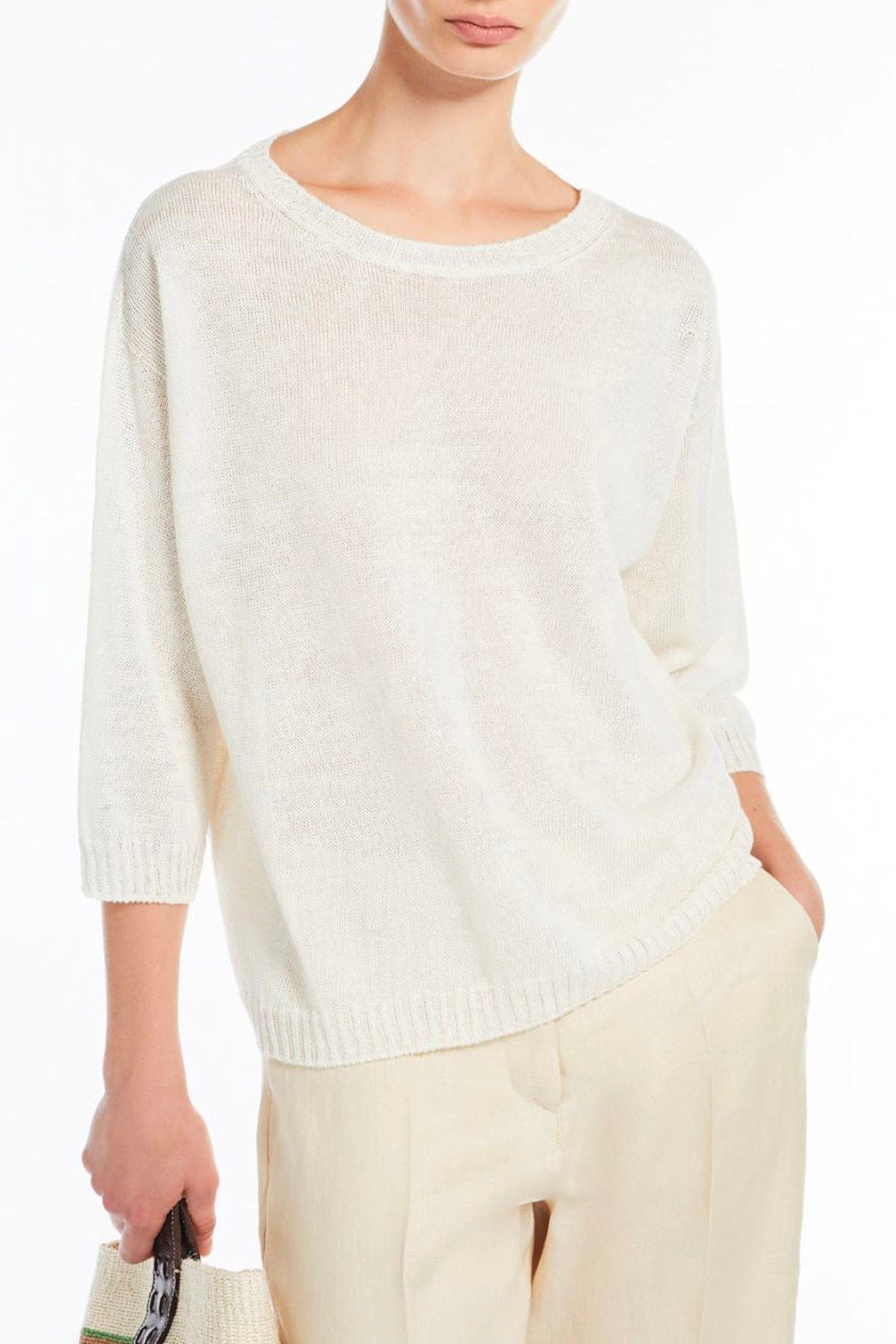 MAXMARA&#39;S BRANDS MAGLIA-CANOTTIERA-TOP  Maglia in lino over donna Weekend Max Mara Selz