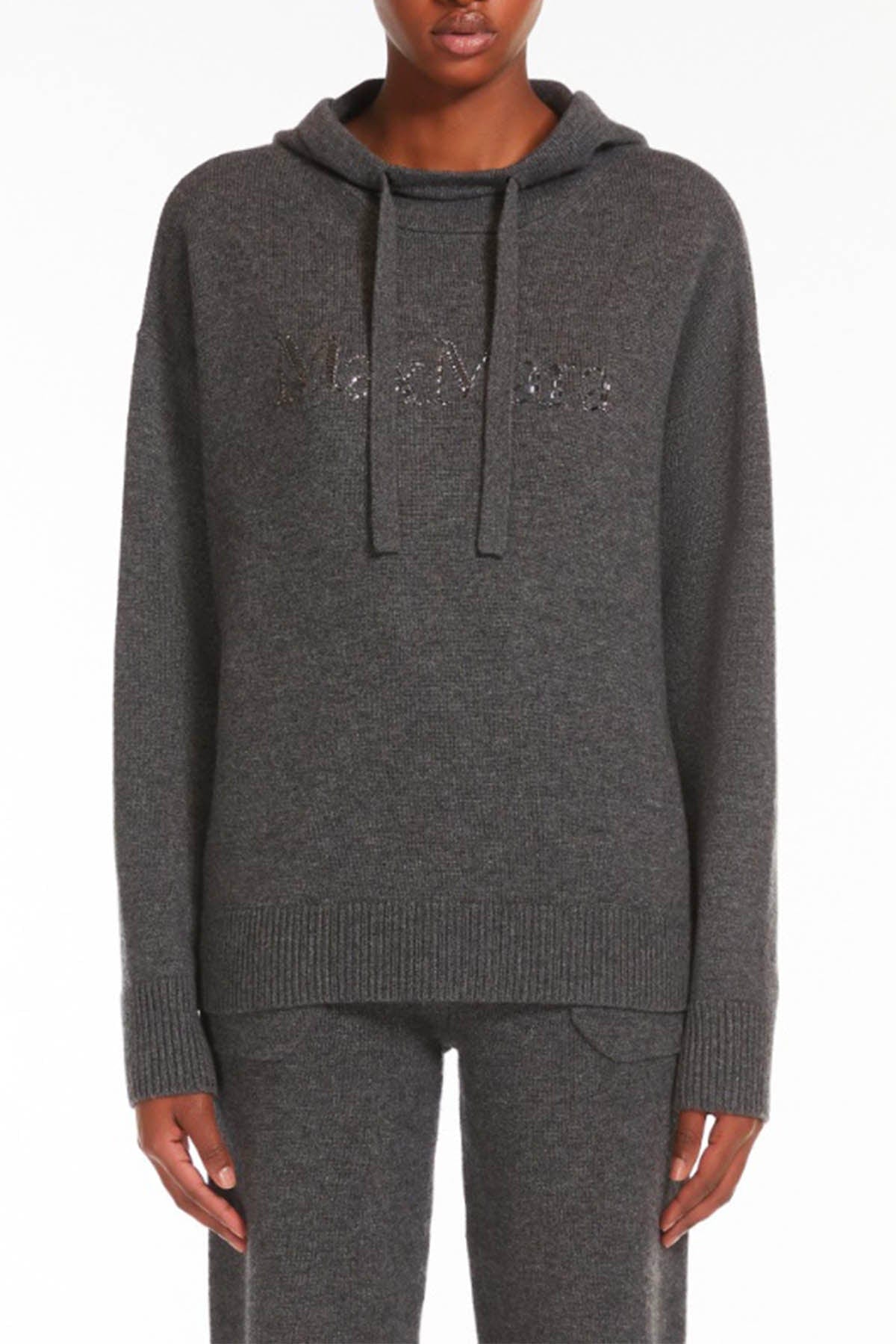 MAXMARA'S BRANDS MAGLIA-CANOTTIERA-TOP  GRIGIO MELANGE / XXS Maglia Misto Cashmere 'S Max Mara Gorizia