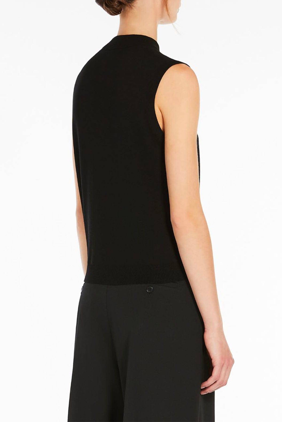 MAXMARA&#39;S BRANDS MAGLIA-CANOTTIERA-TOP  Maglia Nera Donna Max Mara Weekend Belgio