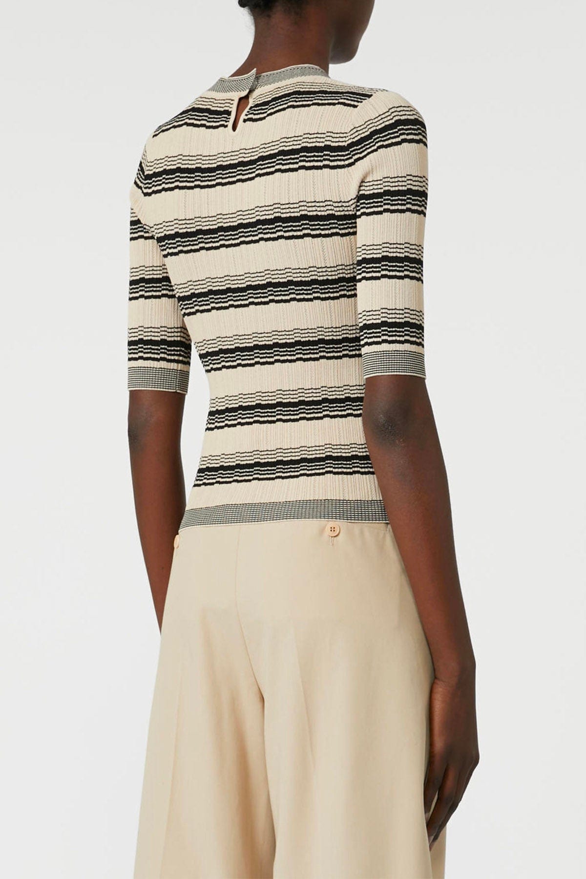 MAXMARA'S BRANDS MAGLIA-CANOTTIERA-TOP  RIGA ANNI 30 / XXS Maglia rigata donna Weekend Max Mara Leda